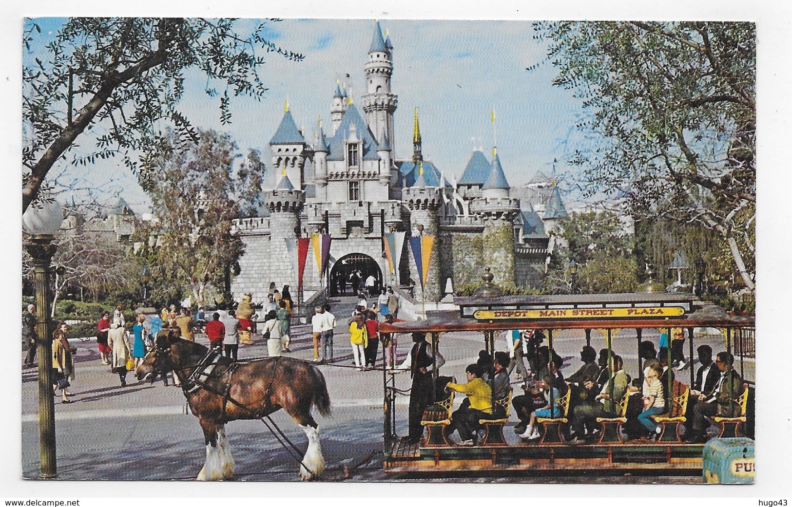 (RECTO / VERSO) DISNEYLAND - SLEEPING BEAUTY CASTLE - FANTASYLAND - FORMAT CPA - Anaheim