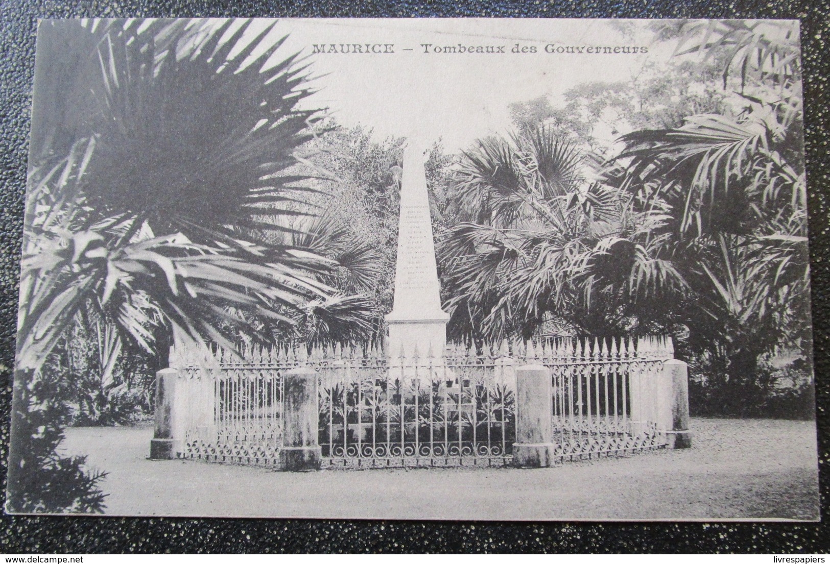Maurice Ile Tombeaux Des  Gouverneurs Cpa  Mauritius - Maurice