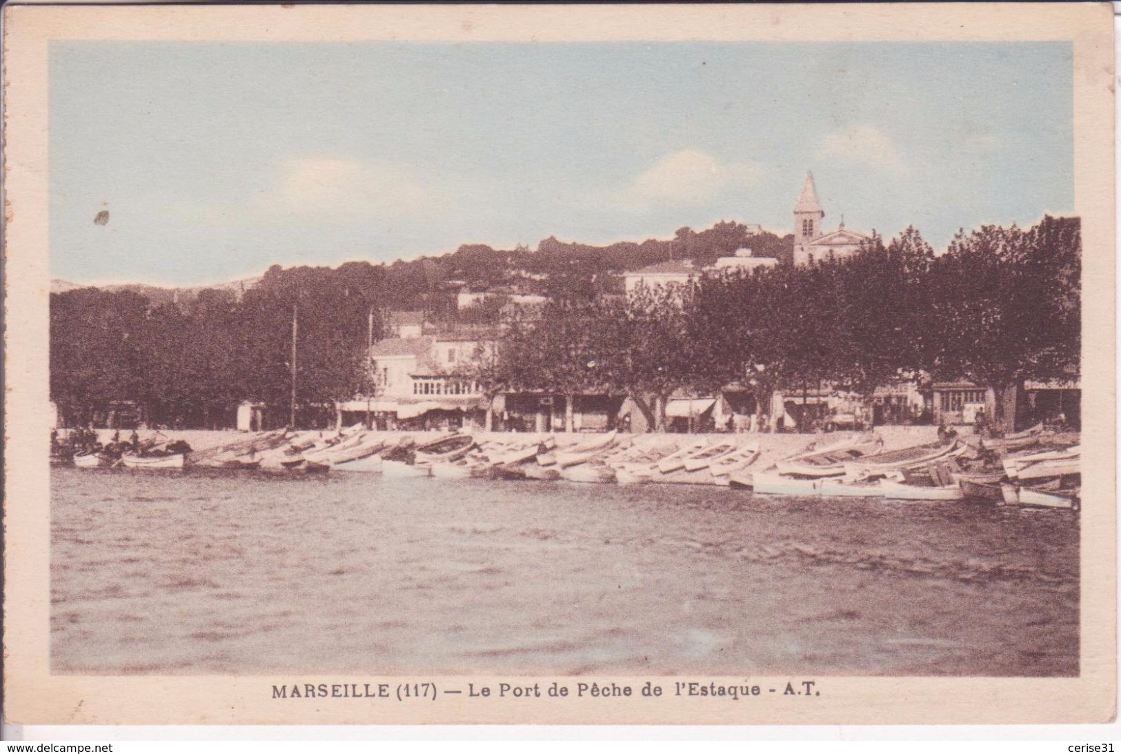 CPA -  MARSEILLE - 117. Le Port De Pêche De L'Estaque - Vieux Port, Saint Victor, Le Panier