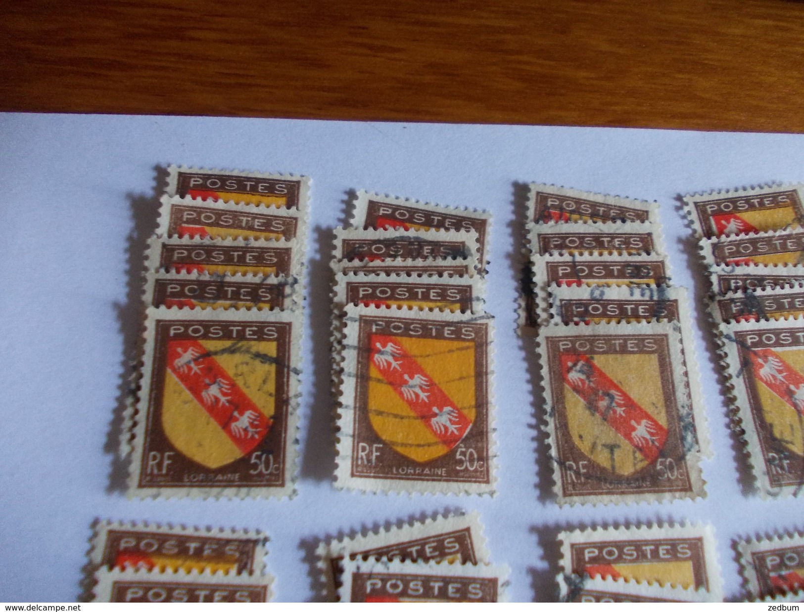 TIMBRE France Armoiries De Province Lorraine Valeur 14.70 &euro; - Used Stamps