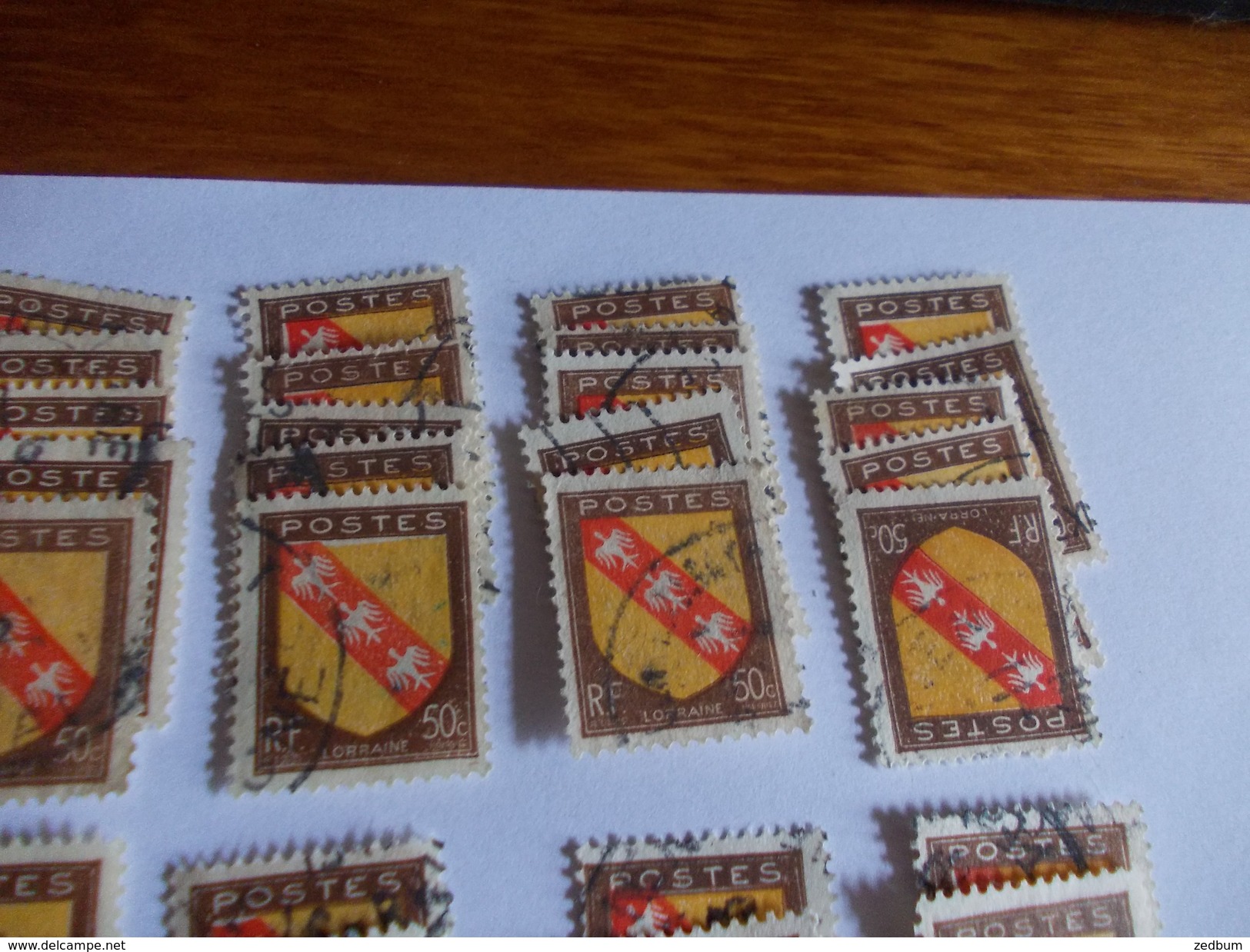 TIMBRE France Armoiries De Province Lorraine Valeur 14.70 &euro; - Used Stamps