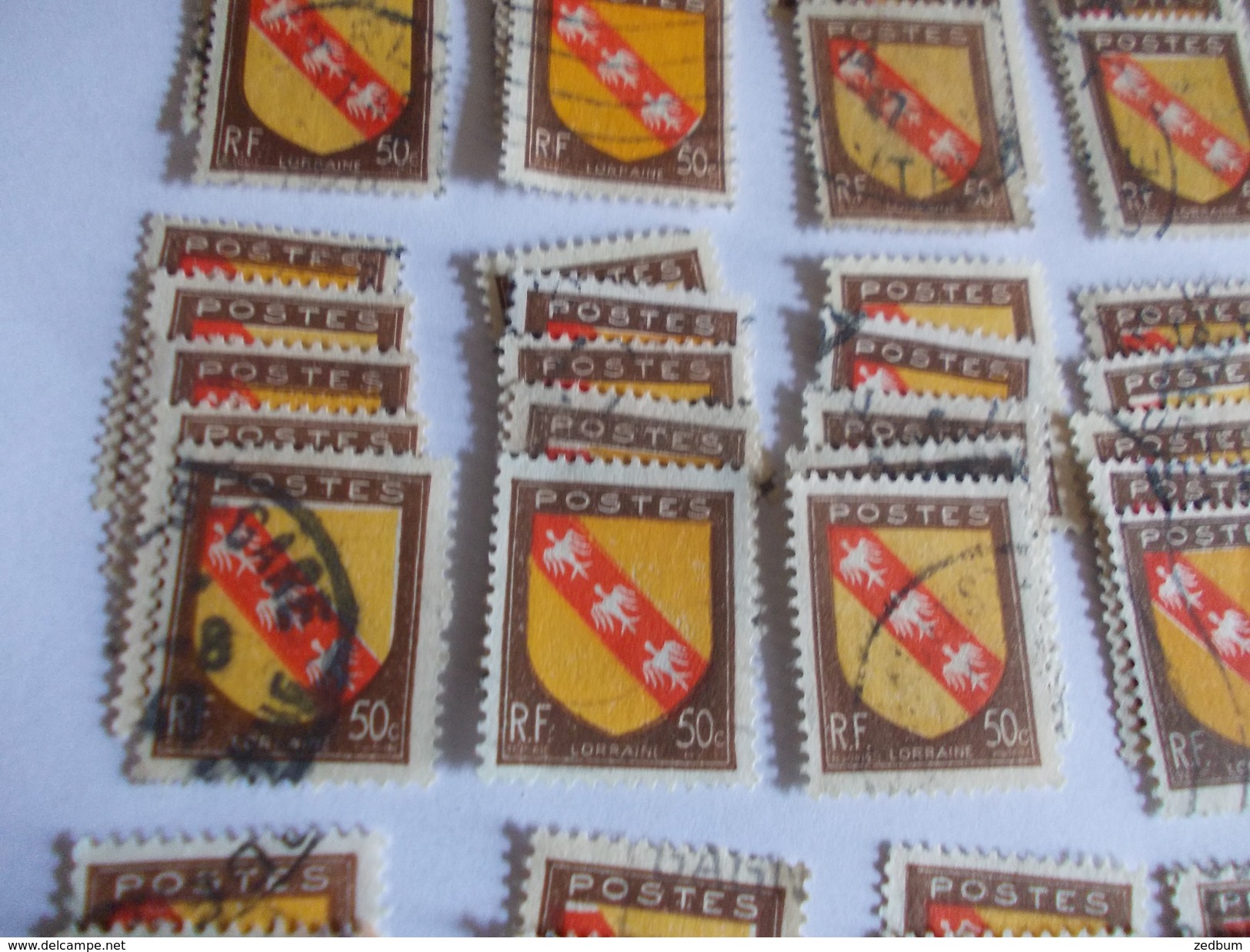 TIMBRE France Armoiries De Province Lorraine Valeur 14.70 &euro; - Used Stamps