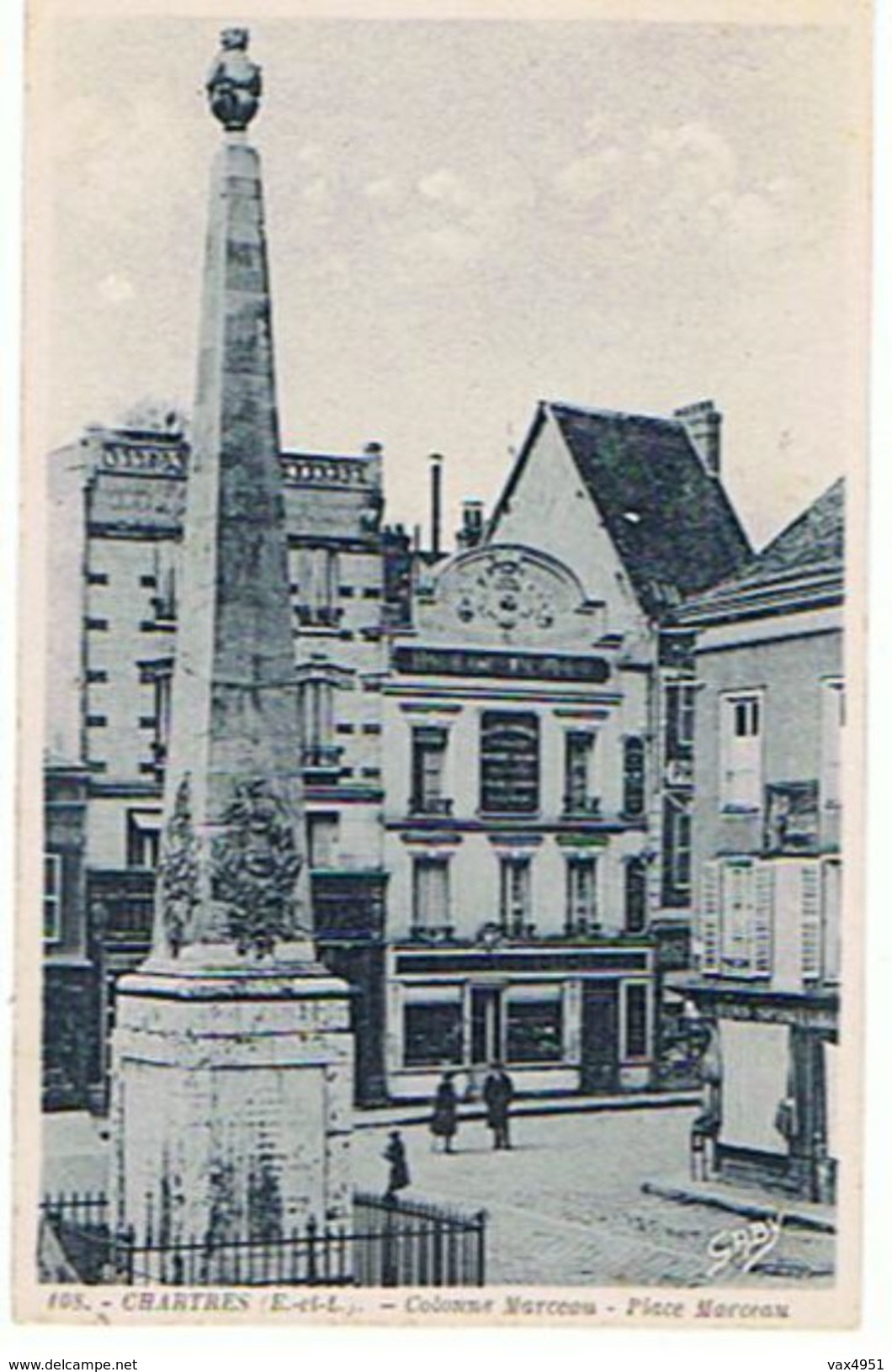 CHARTRES COLONNE MARCEAU PLACE MARCEAU     *****  RARE     A   SAISIR  ***** - Chartres