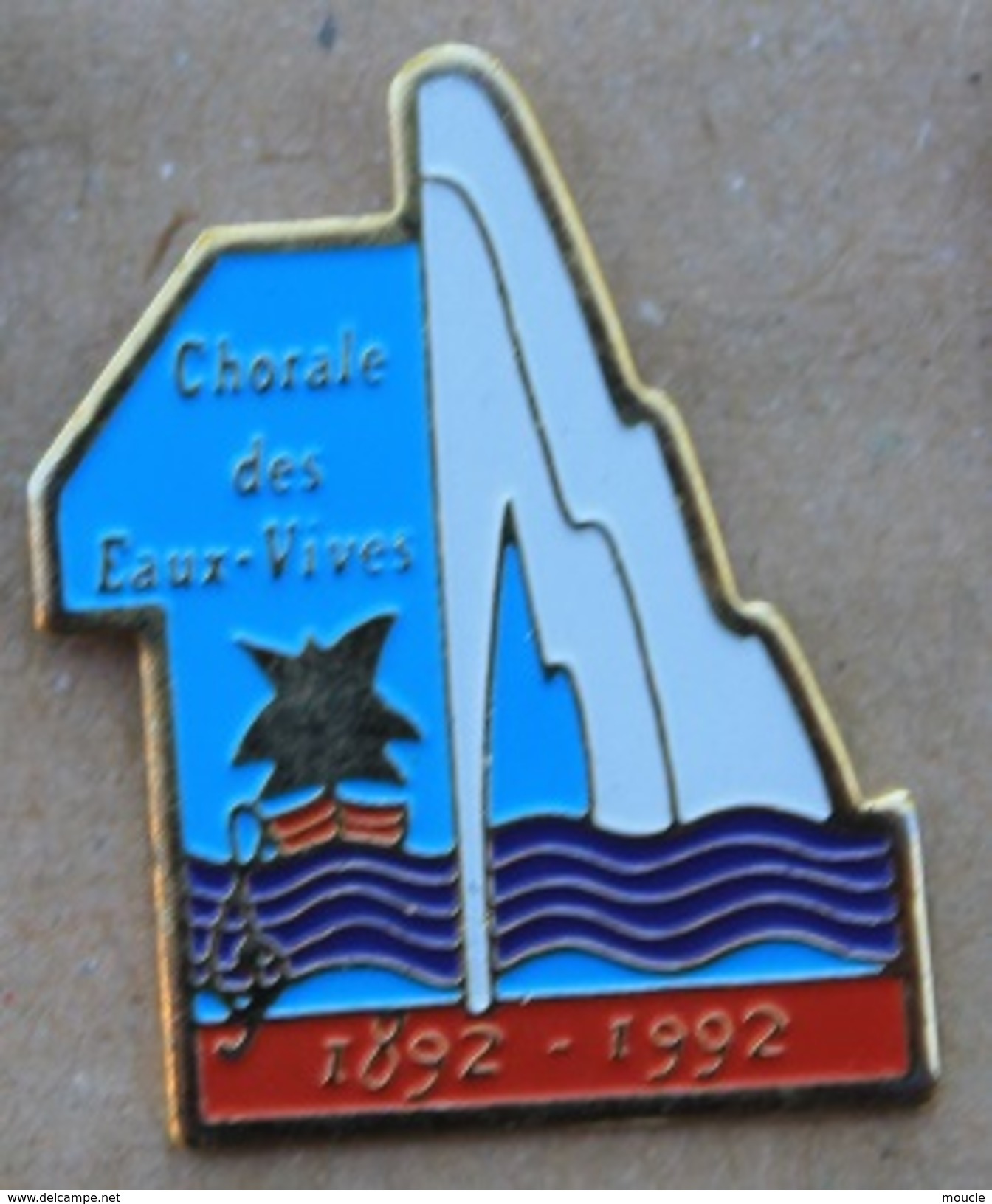 100 ANS CHORALE DES EAUX-VIVES 1892 / 1992 - GENEVE - SUISSE - JET -D'EAU - LAC DE GENEVE (LEMAN)  -           (18) - Música