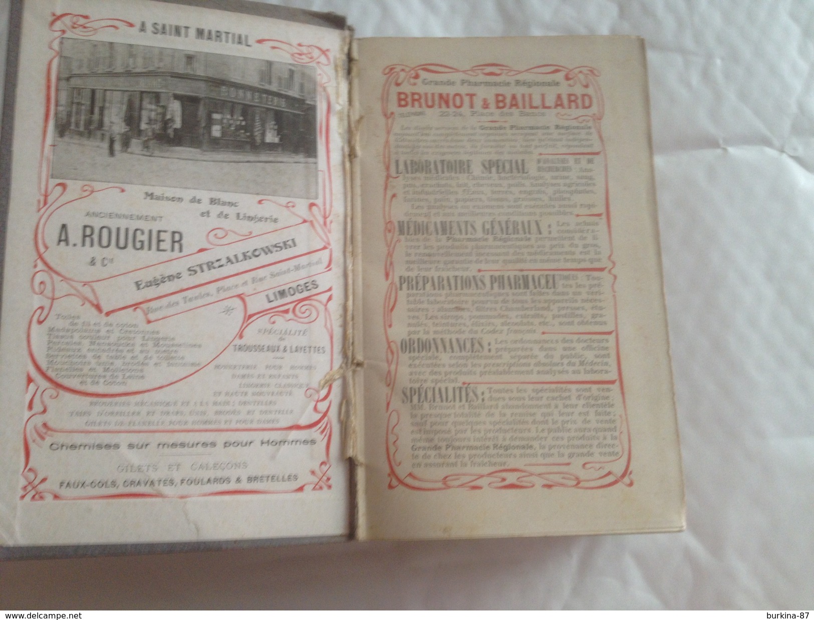 ANNUAIRE DUMONT, 1904, Deuxieme Année, LIMOGES,  LIMOUSIN - Wörterbücher