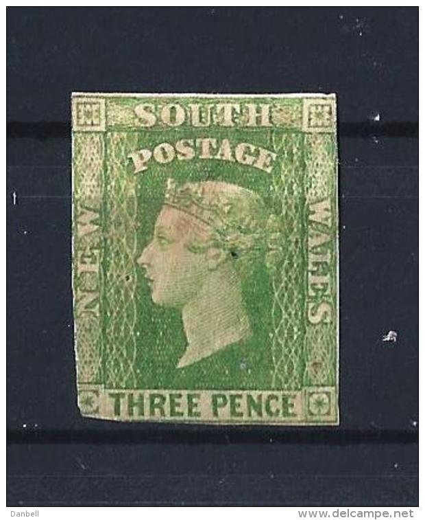 AUSM) Australia NSW 1856 Imperforated Stanley Gibbons 116 MLH - Mint Stamps