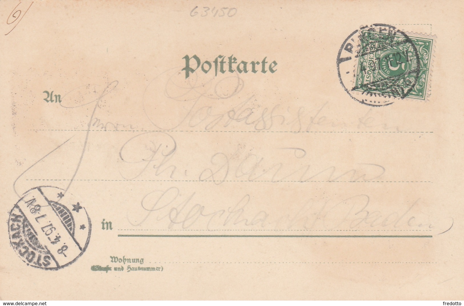 Hanau - Litho 1897-Erhaltung Perfekt ! - Hanau