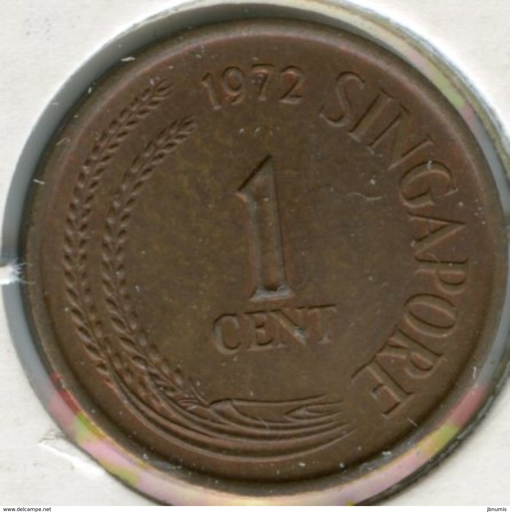 Singapour Singapore 1 Cent 1972 KM 1 - Singapore