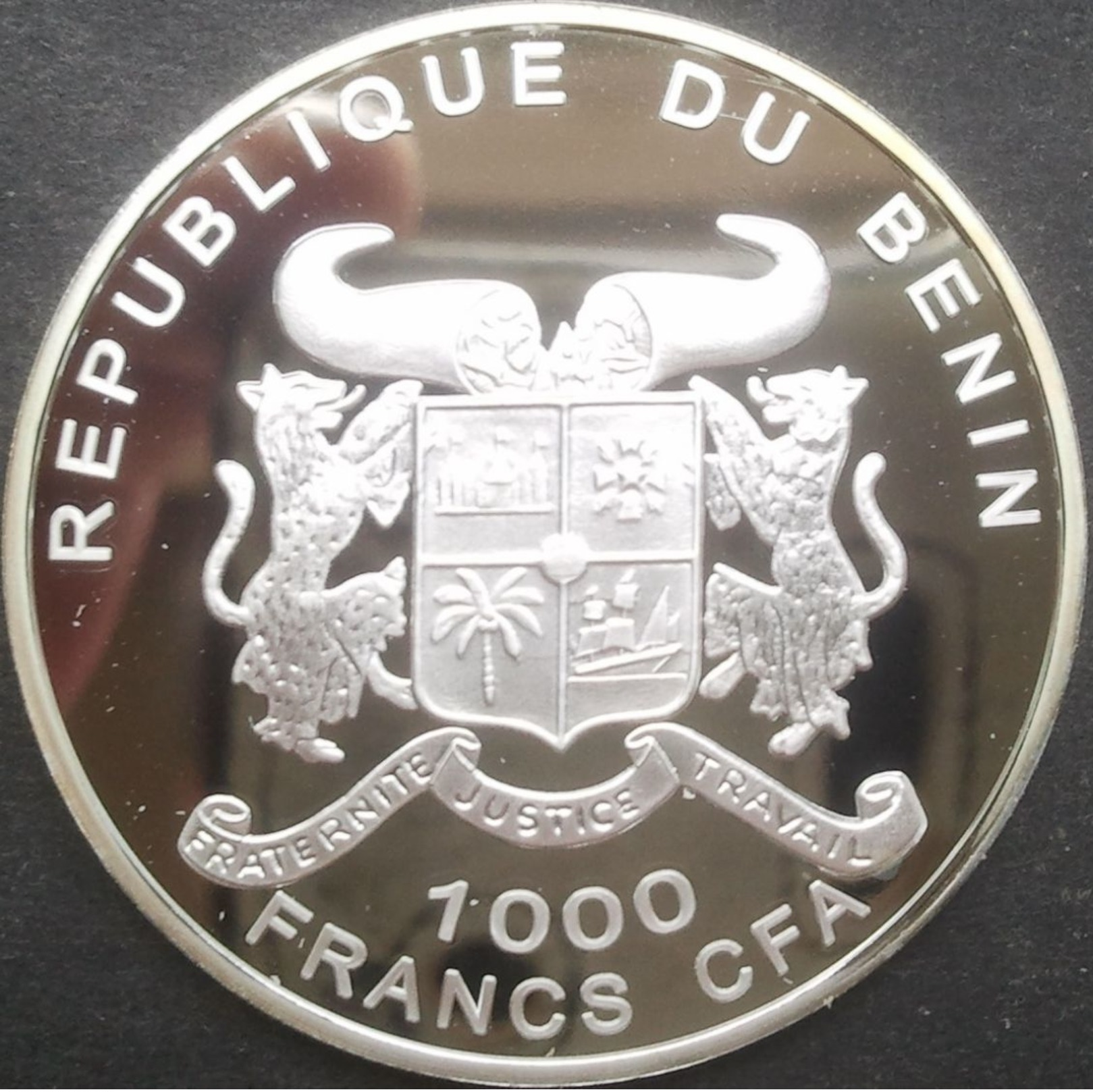 Benin, 1000 Francs 2001 - Argent Pur / Pure Silver Proof - Benin