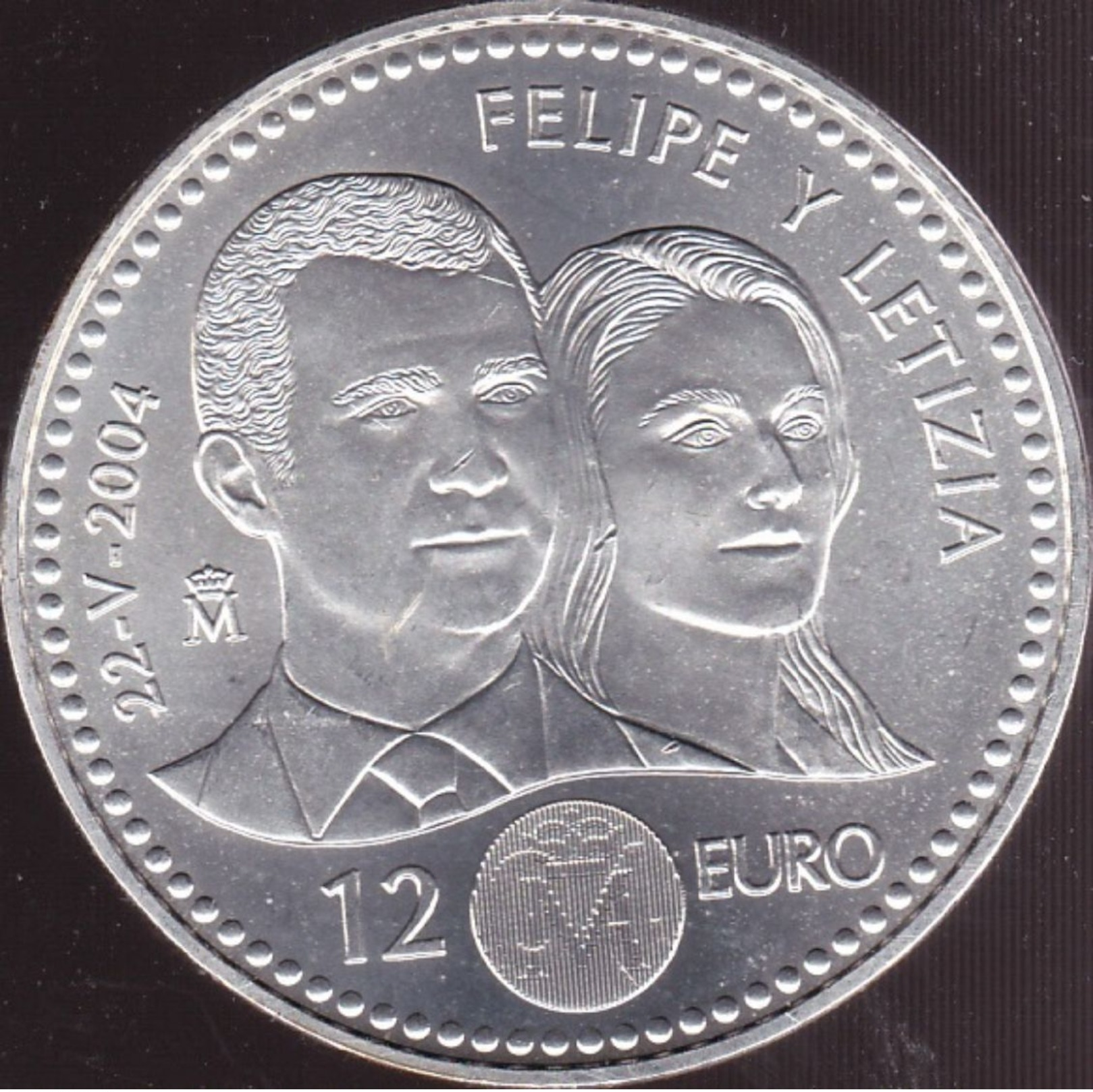 Espagne, 12 Euro 2004 - Argent / Silver - Autres & Non Classés
