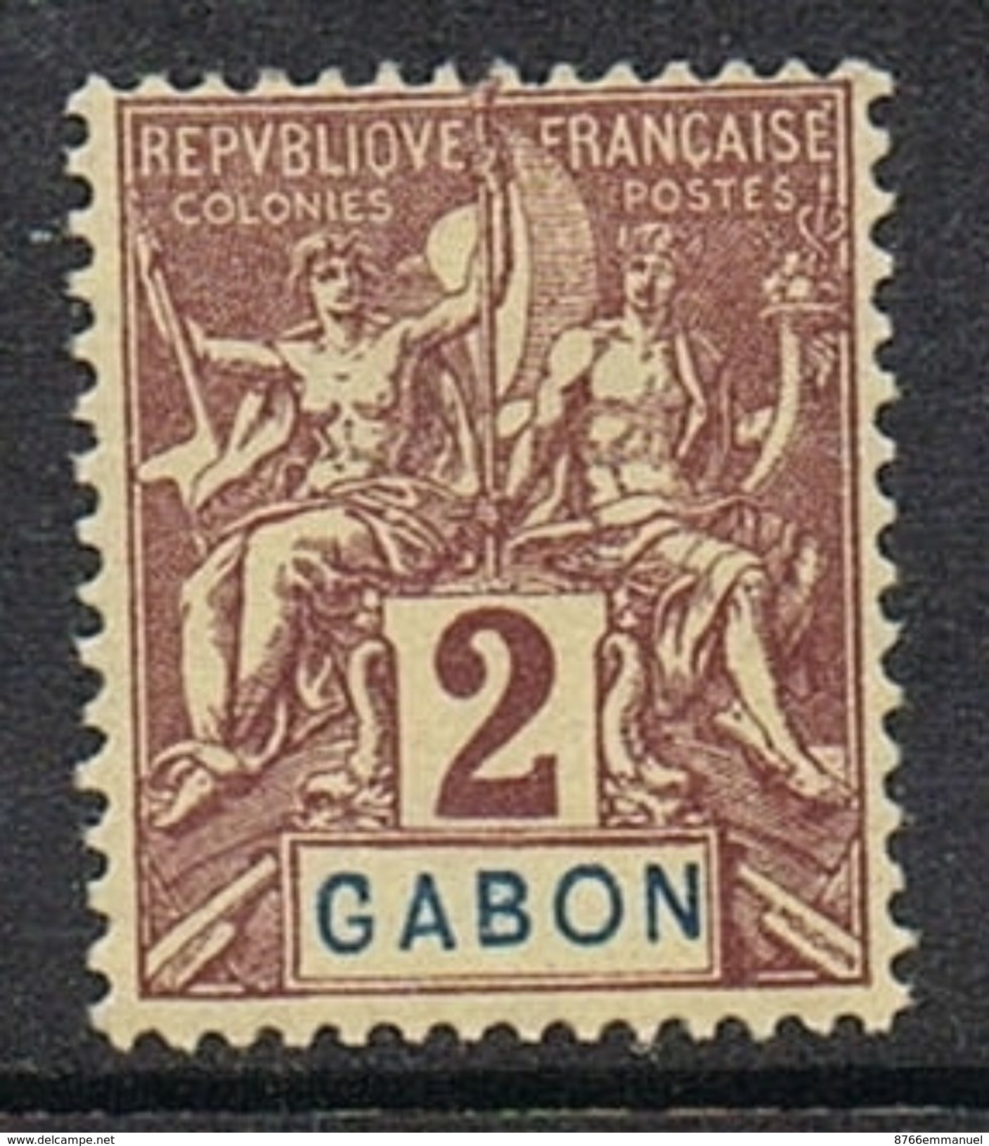 GABON N°17 N* - Neufs