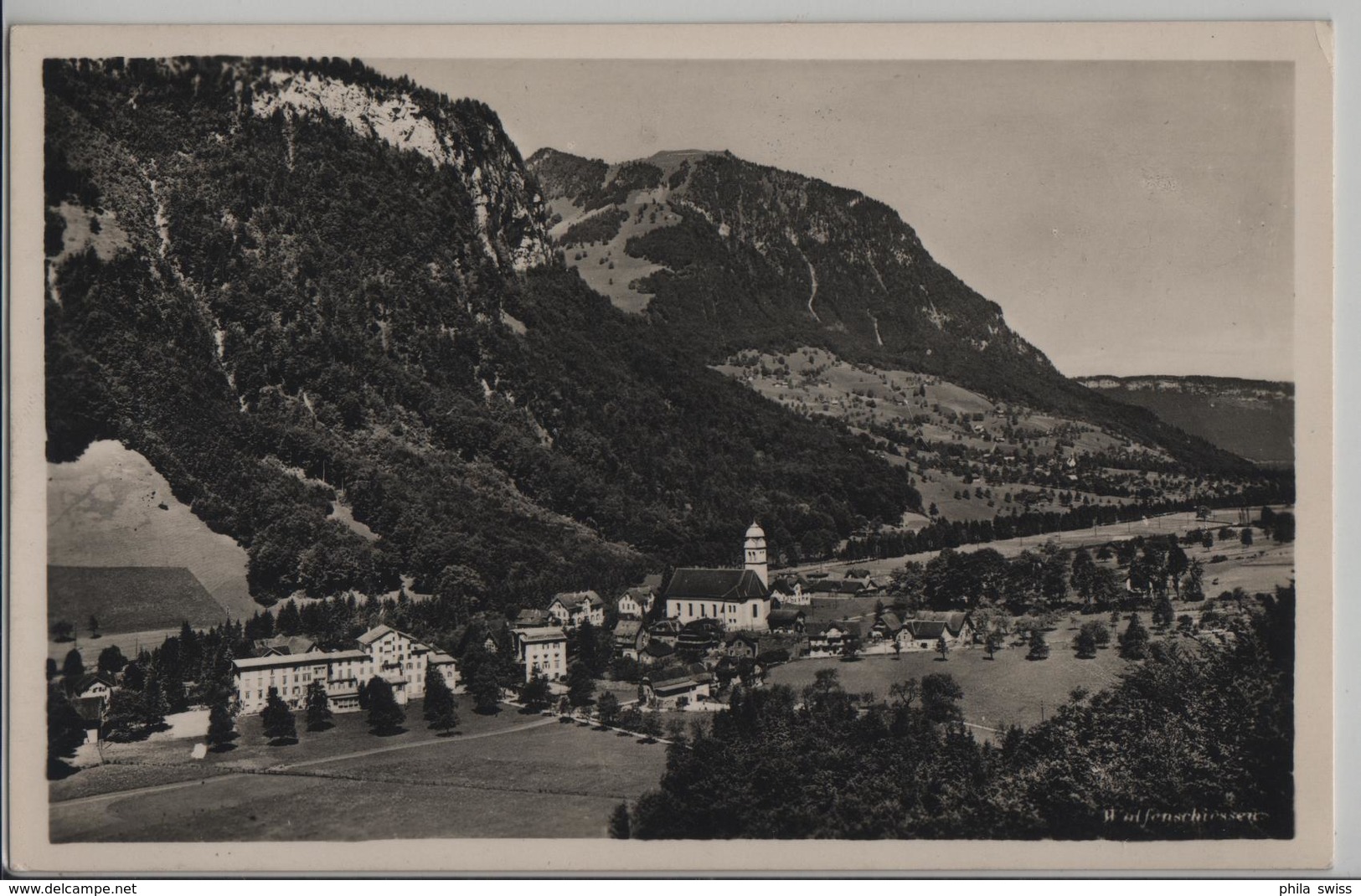 Wolfenschiessen - Generalansicht - Photo: Engelberger No. 3408 - Wolfenschiessen