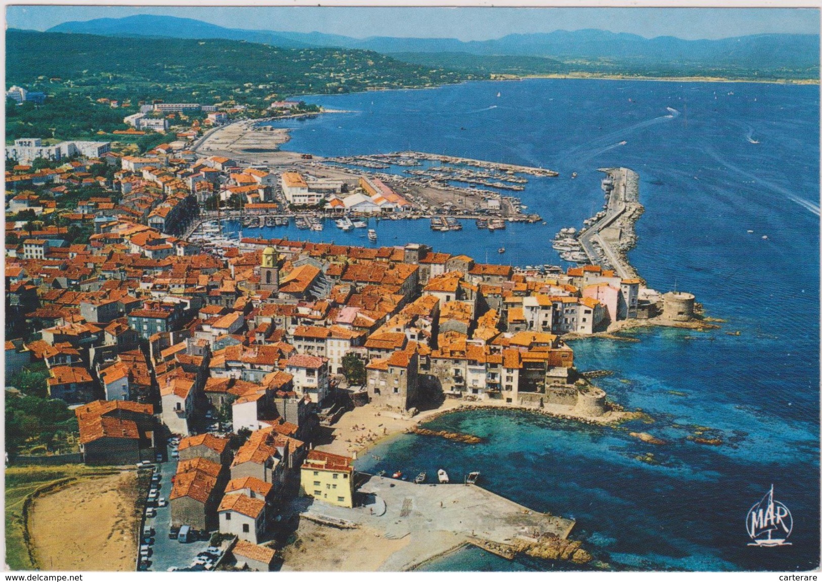 83,VAR,SAINT TROPEZ,VUE AERIENNE GEAY ET MAR - Saint-Tropez