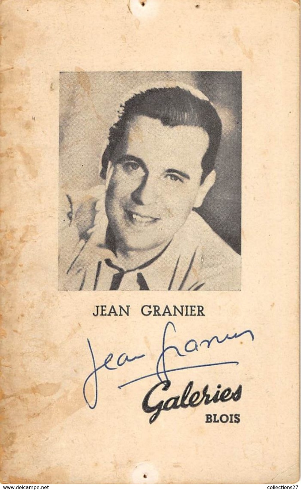 JEAN GRANIER - Autres & Non Classés