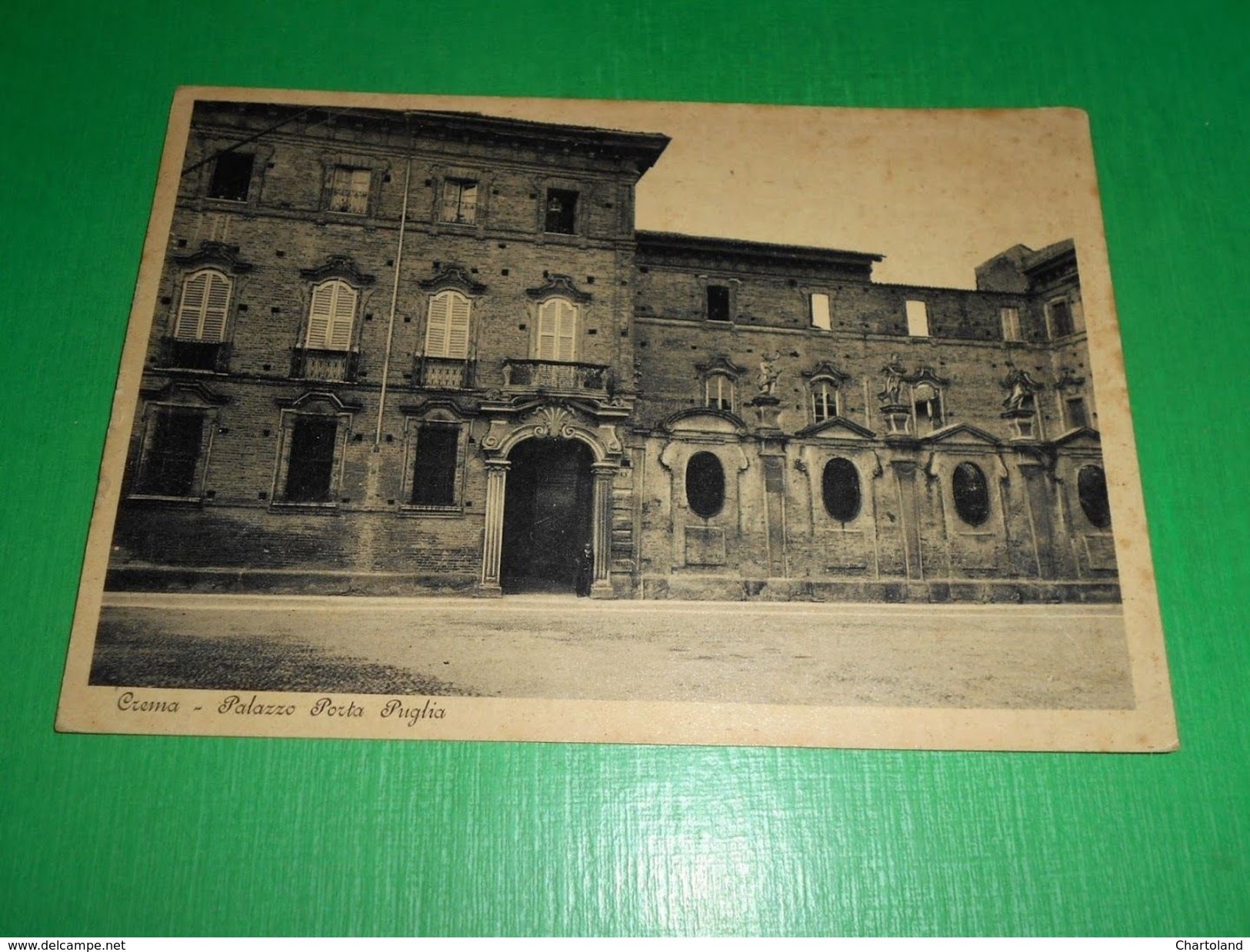 Cartolina Crema - Palazzo Porta Puglia 1938 Ca - Cremona