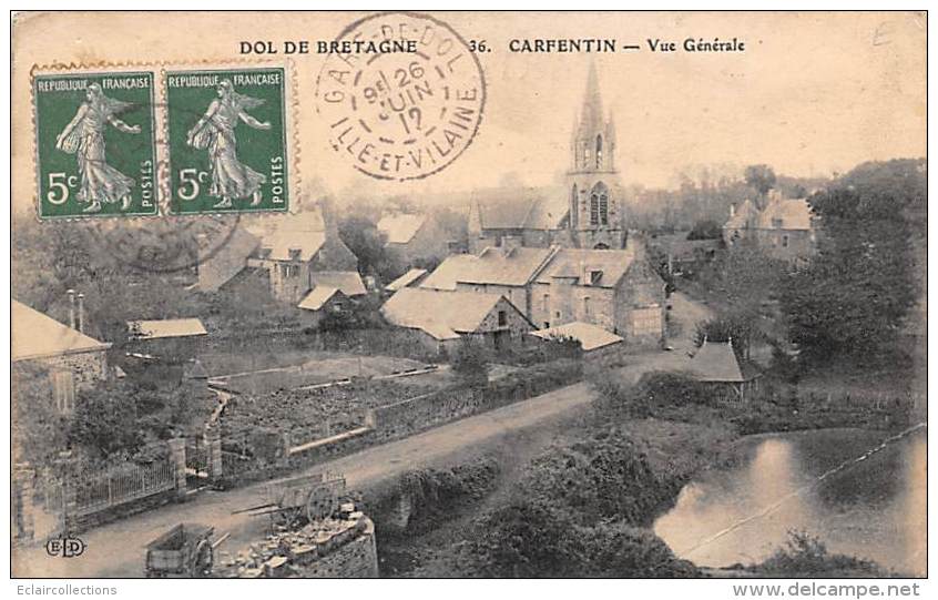 Dol De Bretagne       35      Carfentin   Vue  Générale      (voir Scan) - Dol De Bretagne