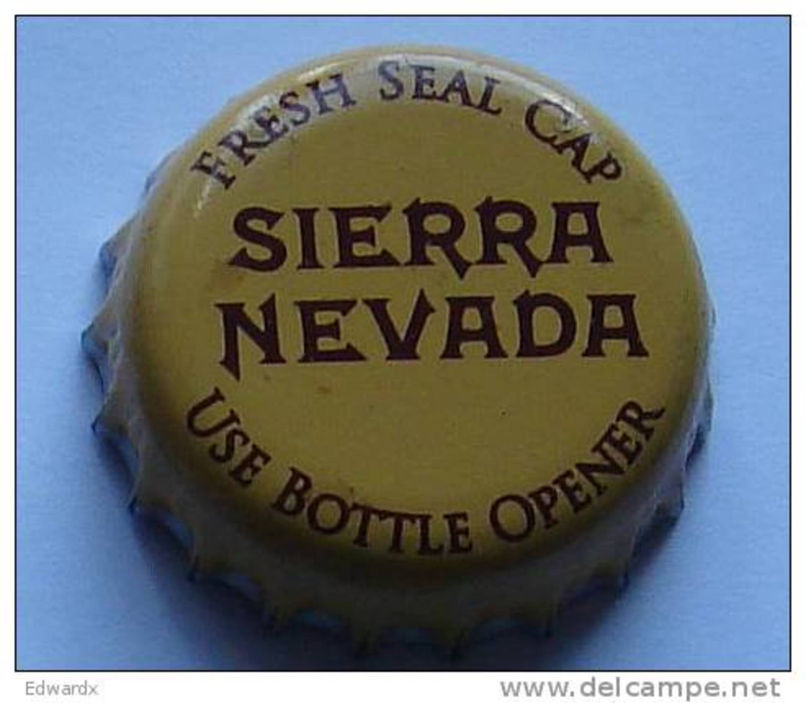 Sierra Nevada USA Yellow Beer Bottle Top Crown Cap Kronkorken Capsule Tappi Chapa - Beer