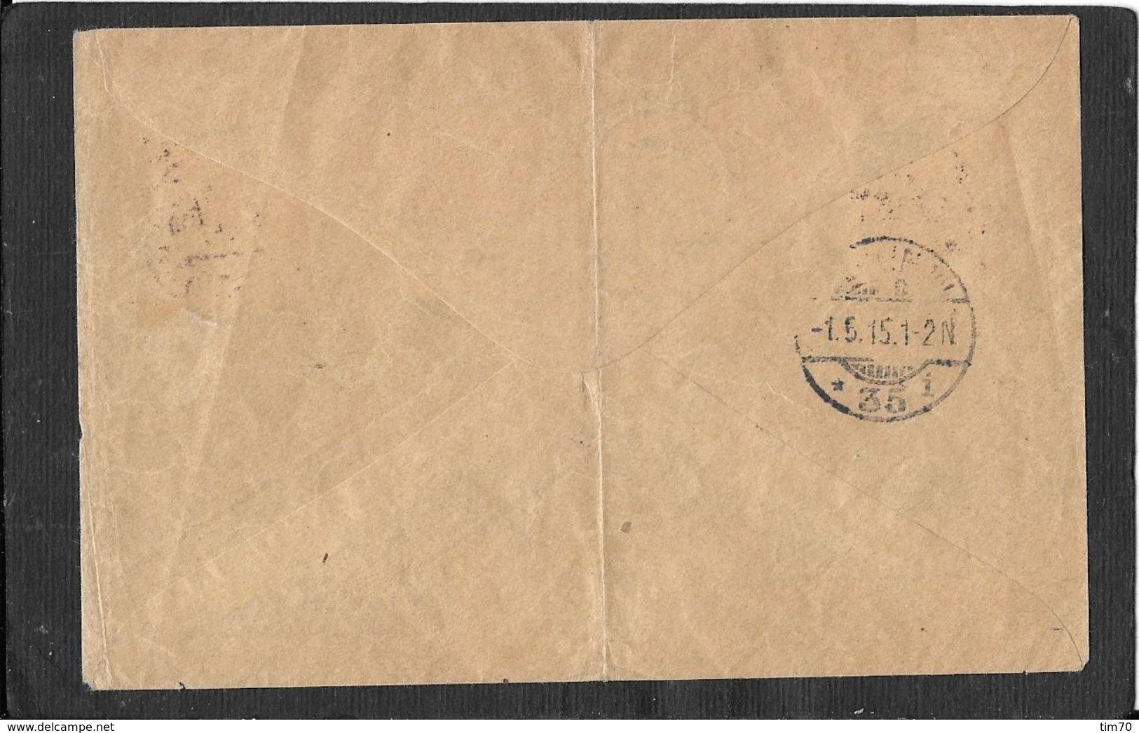 RD / LETTRE  CAD  BRUSSEL   POUR  BRLIN - 1915-1920 Albert I