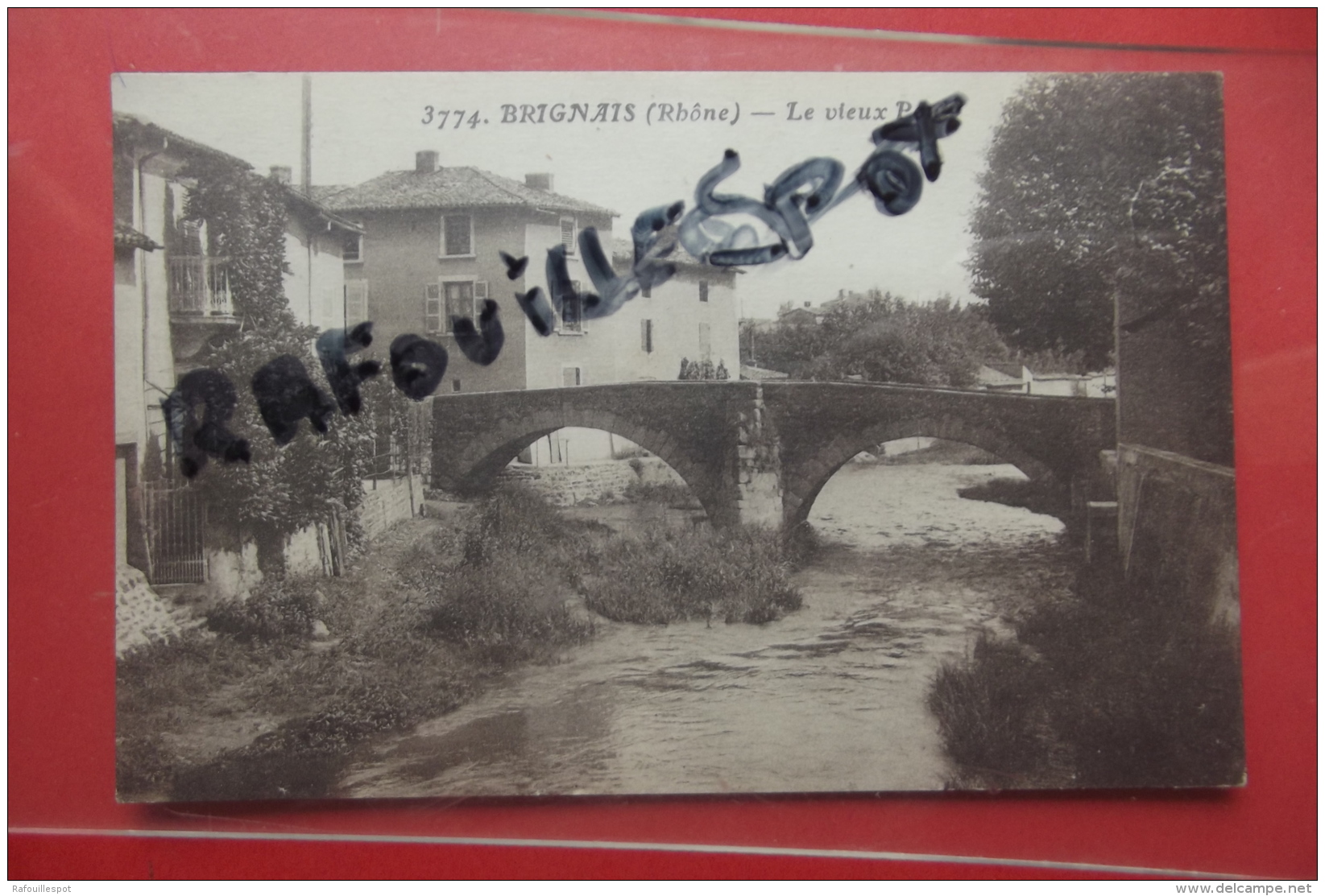 Cp Brignais  Le Vieux Pont N 3774 - Brignais