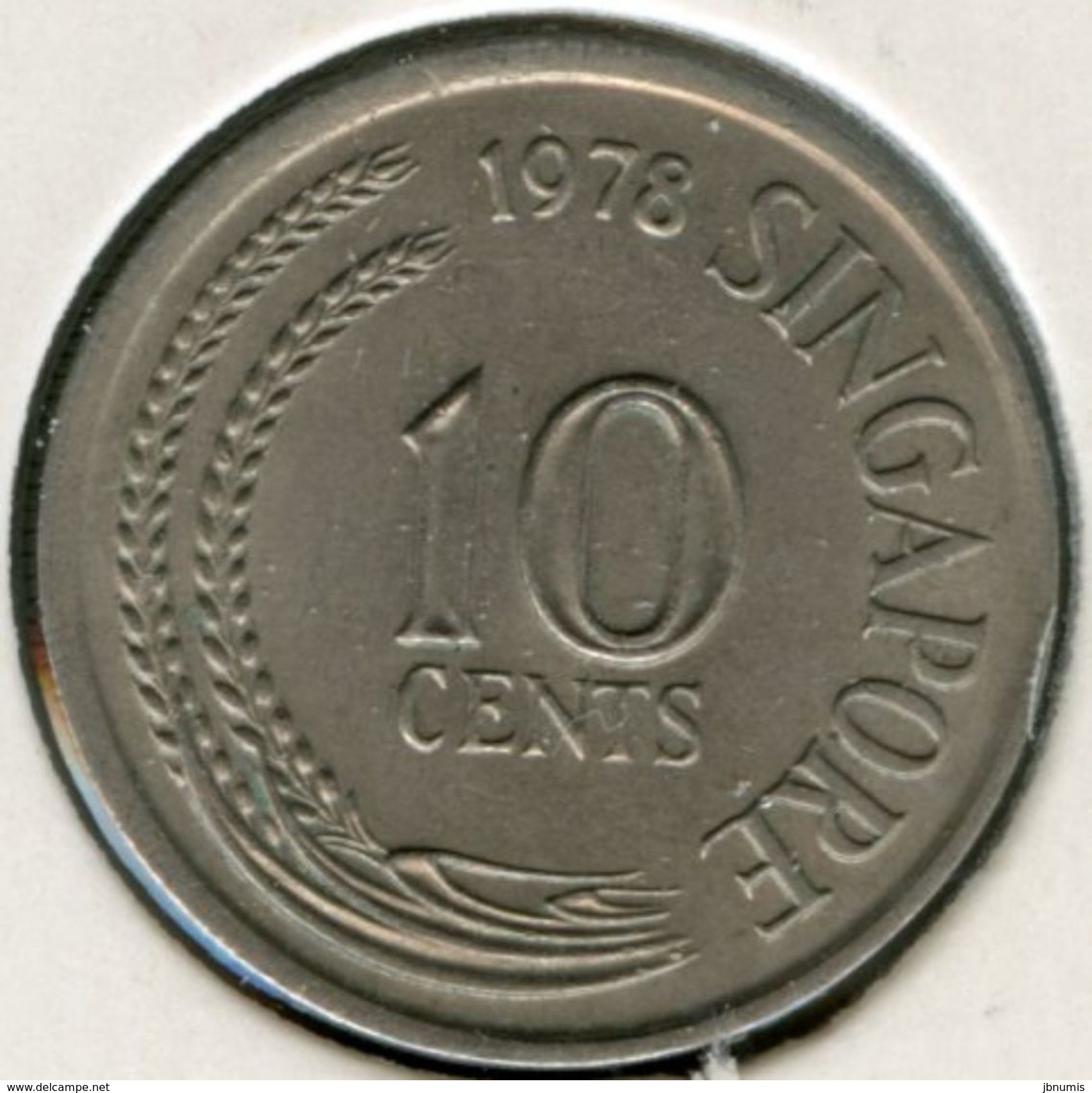 Singapour Singapore 10 Cents 1978 KM 3 - Singapour