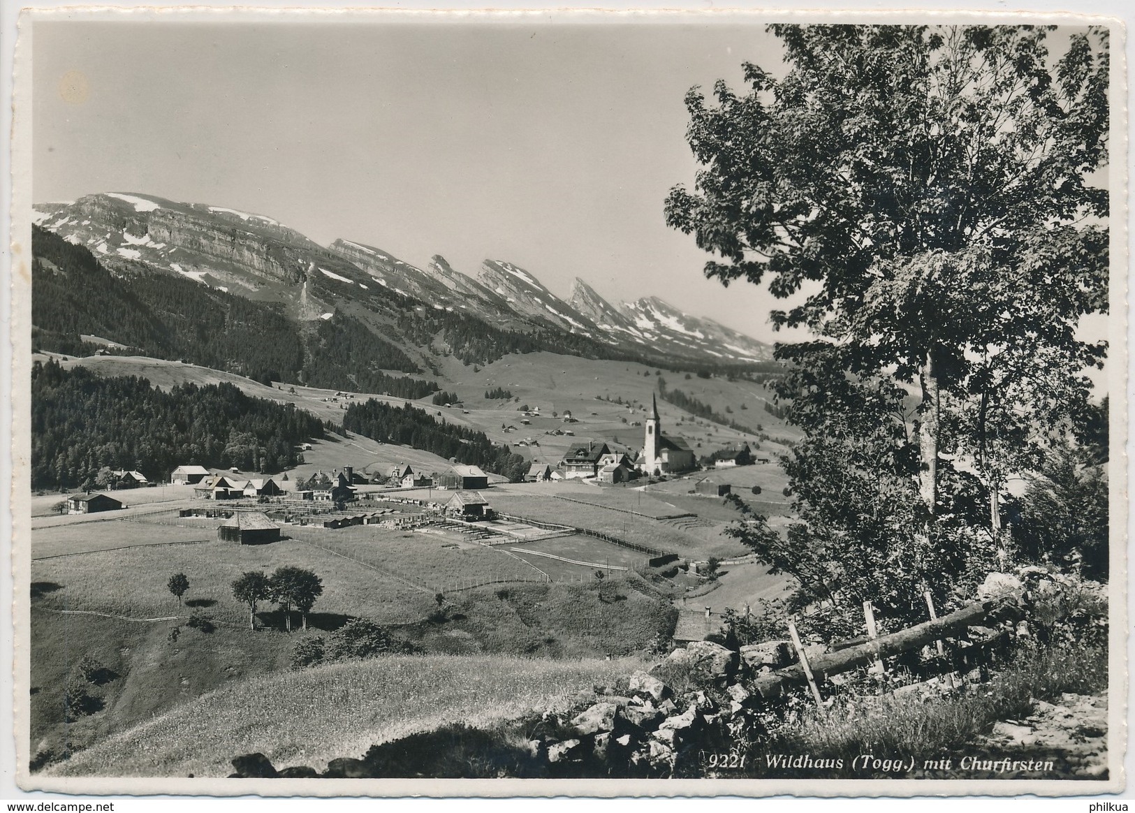 1940 - Wildhaus Toggenburg Mit Churfirsten - Gest. Pension Hägis - Wildhaus-Alt Sankt Johann