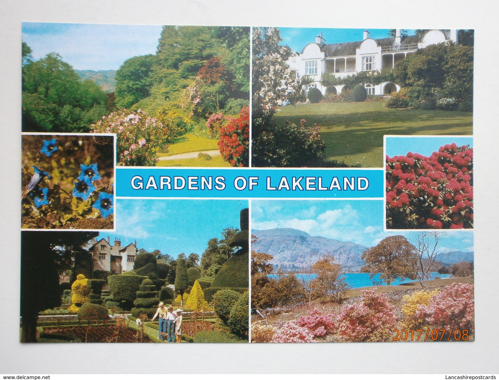 Postcard Gardens Of Lakeland Trees & Shrubs Multiview  My Ref B21499 - Trees