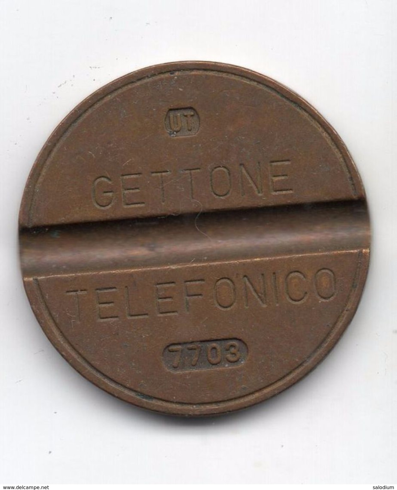 Gettone Telefonico 7703 Token Telephone - (Id-671) - Professionnels/De Société