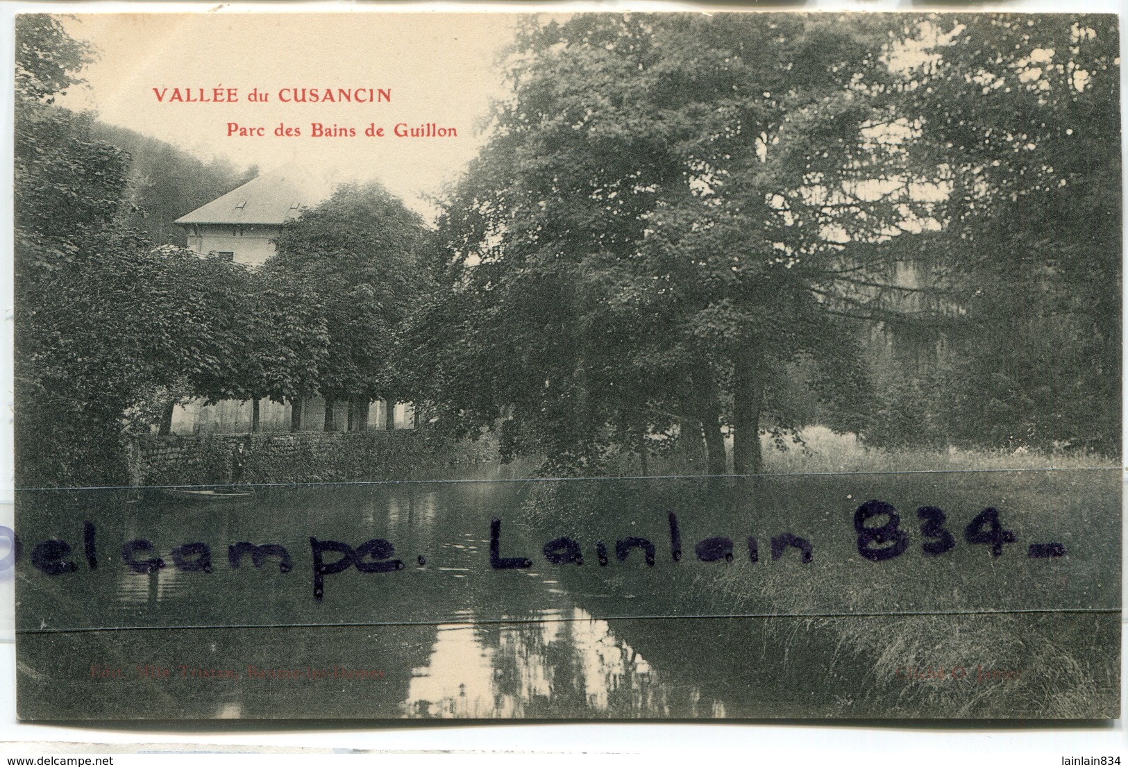 - Vallée Du Cusancin - ( Doubs ), Parc Des Bains De Guillon, Petite Animation, Peu Courante, Non écrite, TTBE Scans. - Other & Unclassified