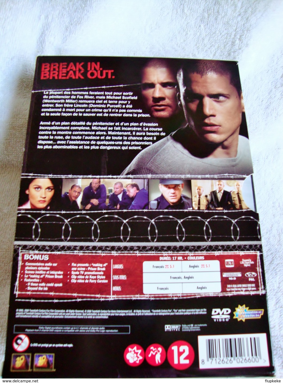 Dvd Zone 2  Prison Break Saison 1 (2005) Vf+Vostfr - TV-Reeksen En Programma's