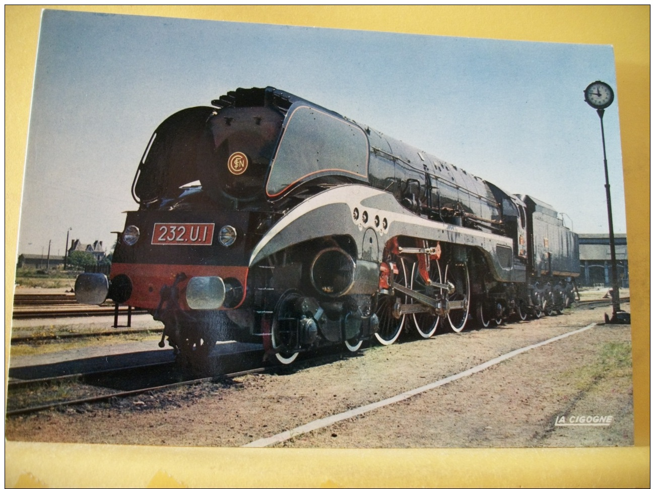 B9 2443 - CPM - MULHOUSE - LOCOMOTIVE 232 U I SNCF (1949) - Trains