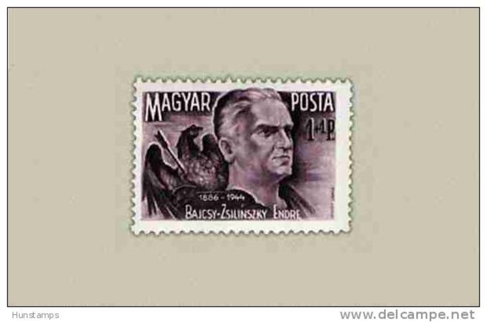 Hungary 1945. Famous Hungarians Bajcsy Zsilinszky Endre Stamp MNH (**) Michel: 773 / 1 EUR - Neufs