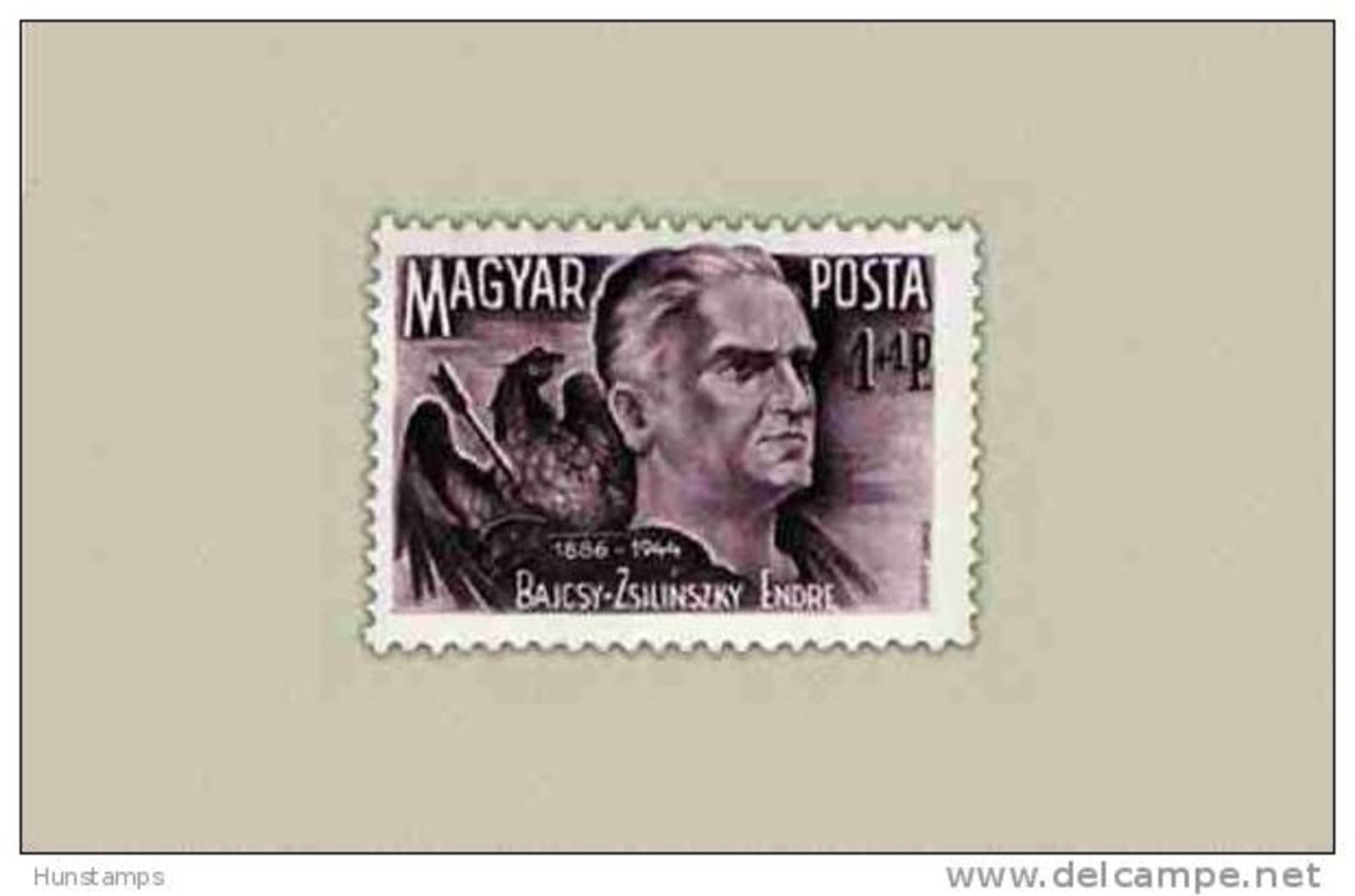 Hungary 1945. Famous Hungarians Bajcsy Zsilinszky Endre Stamp MNH (**) Michel: 773 / 1 EUR - Unused Stamps