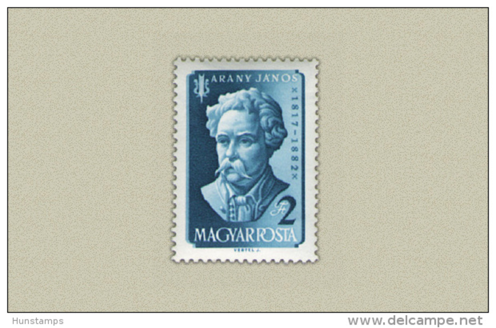 Hungary 1957. Janos Arany.stamp MNH (**) Michel: 1497 / 0.80 EUR - Neufs