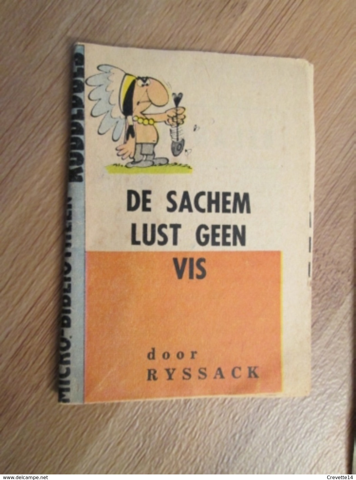 Rare MINI-RECIT SPIROU Années 60/70 En Hollandais N°??? DE SACHEM LUST GEEN VIS  , Monté Mais PAS Par Mes Soins - Altri & Non Classificati