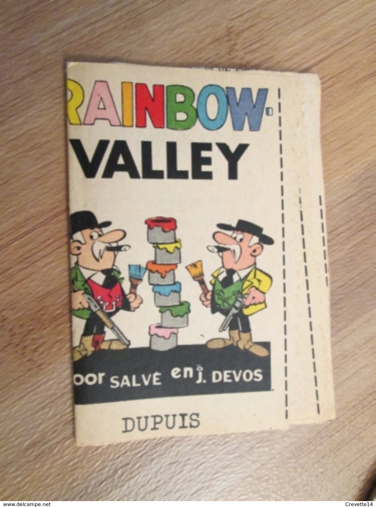 Rare MINI-RECIT SPIROU Années 60/70 En Hollandais N°??? RAINBOW VALLEY , Monté Mais PAS Par Mes Soins - Andere & Zonder Classificatie