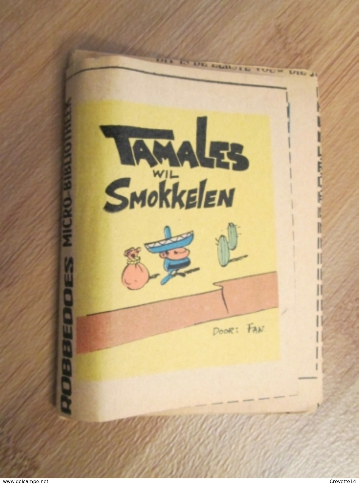 Rare MINI-RECIT SPIROU Années 60/70 En Hollandais N°??? TAMALES WIL SMOKKELEN  , Monté Mais PAS Par Mes Soins - Autres & Non Classés