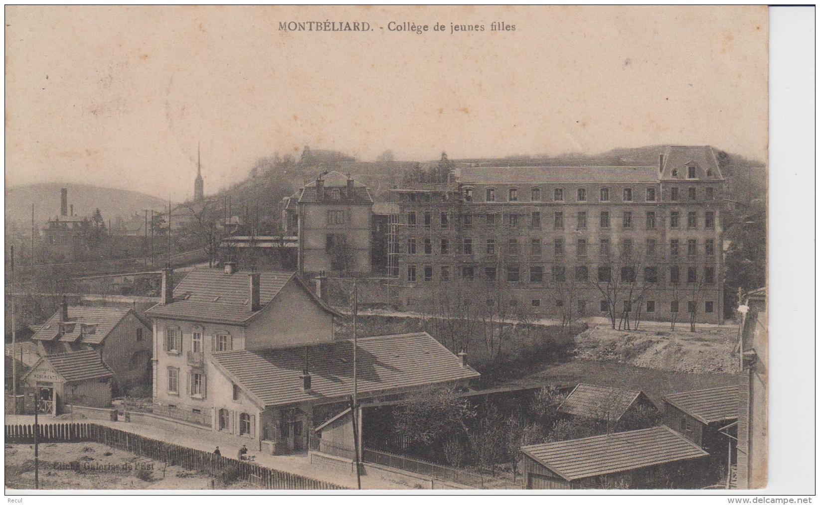 DOUBS - MONTBELIARD - Collège De Jeunes Filles - Montbéliard