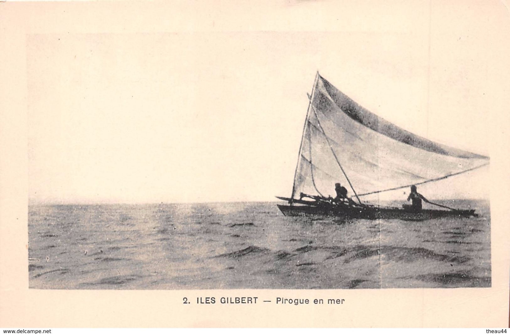 ¤¤  -  1  -  ILES GILBERT   -  Pirogue   -  Pêche , Pêcheurs   -  ¤¤ - Kiribati