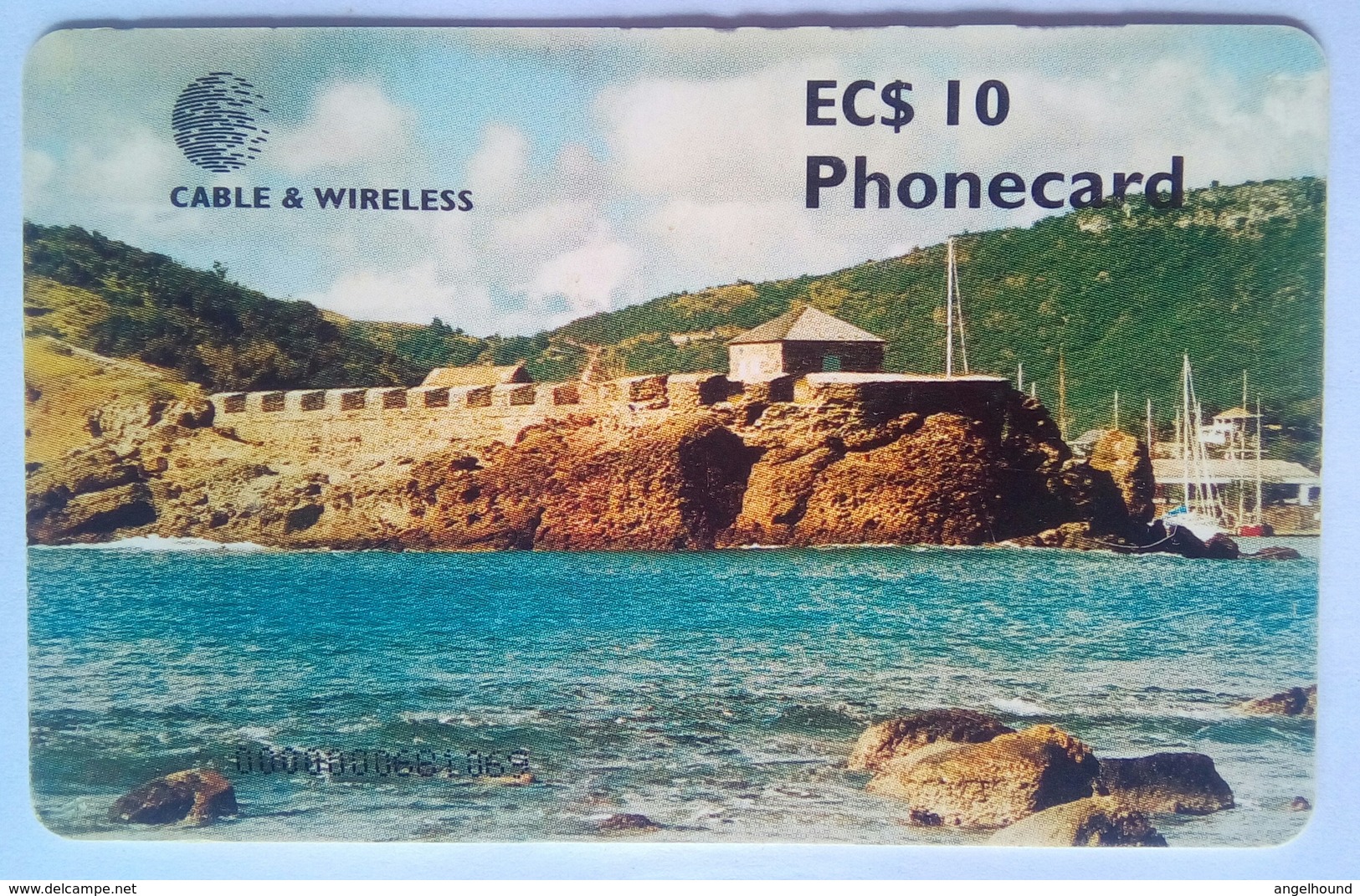 EC$10  Fort Berkeley Chipcard - Antigua En Barbuda