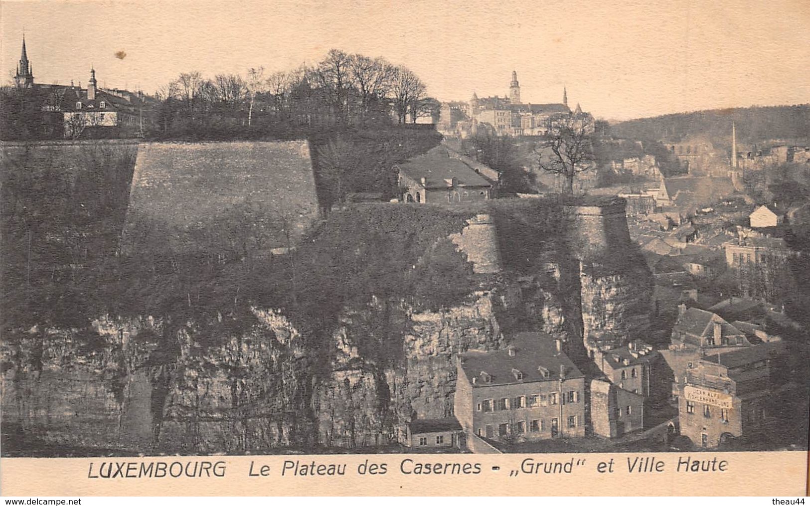 ¤¤  -   LUXEMBOURG   -   Le Plateau Des Casernes  -  GRUND Et Ville Haute  -  ¤¤ - Luxemburg - Stad