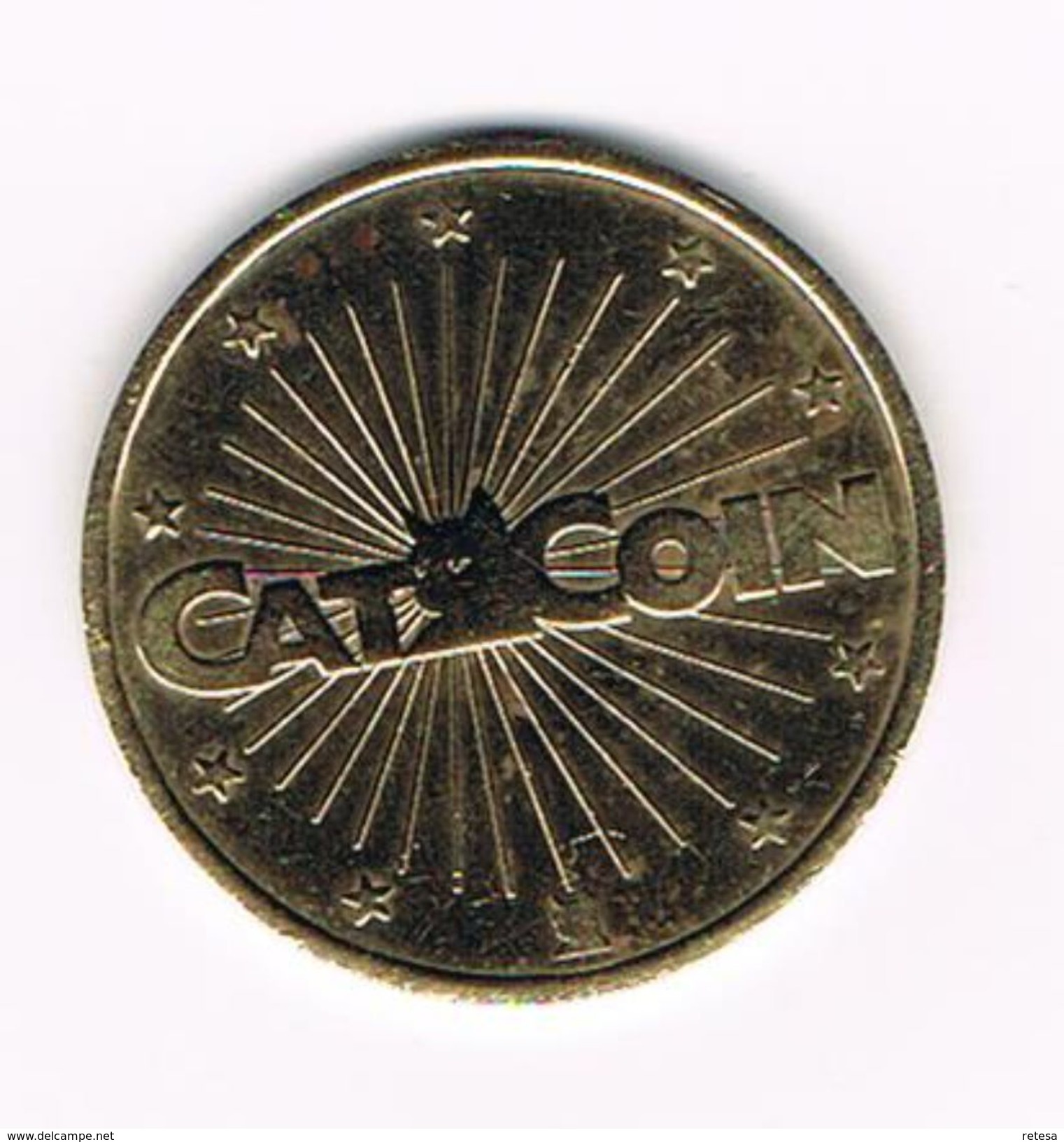 ) SPANJE  TOKEN  CATCOIN  NO CASH VALUE - Souvenirmunten (elongated Coins)