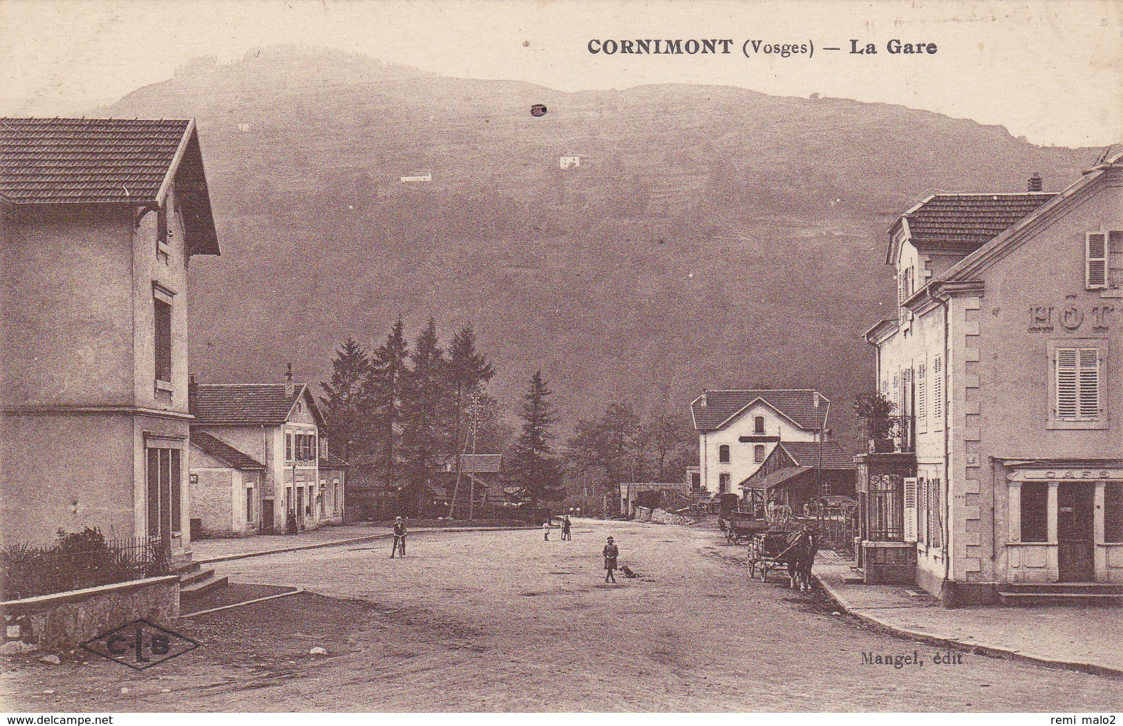 CARTE POSTALE  CORNIMONT 88 La Gare - Cornimont