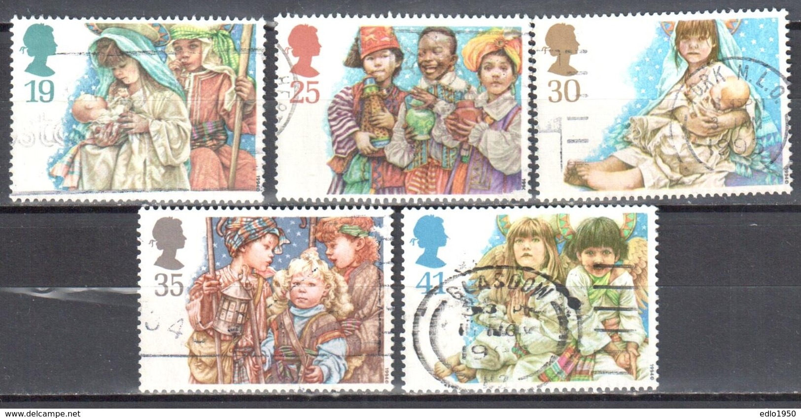 Great Britain 1994 - Mi.1539-43 - Used - Gebraucht