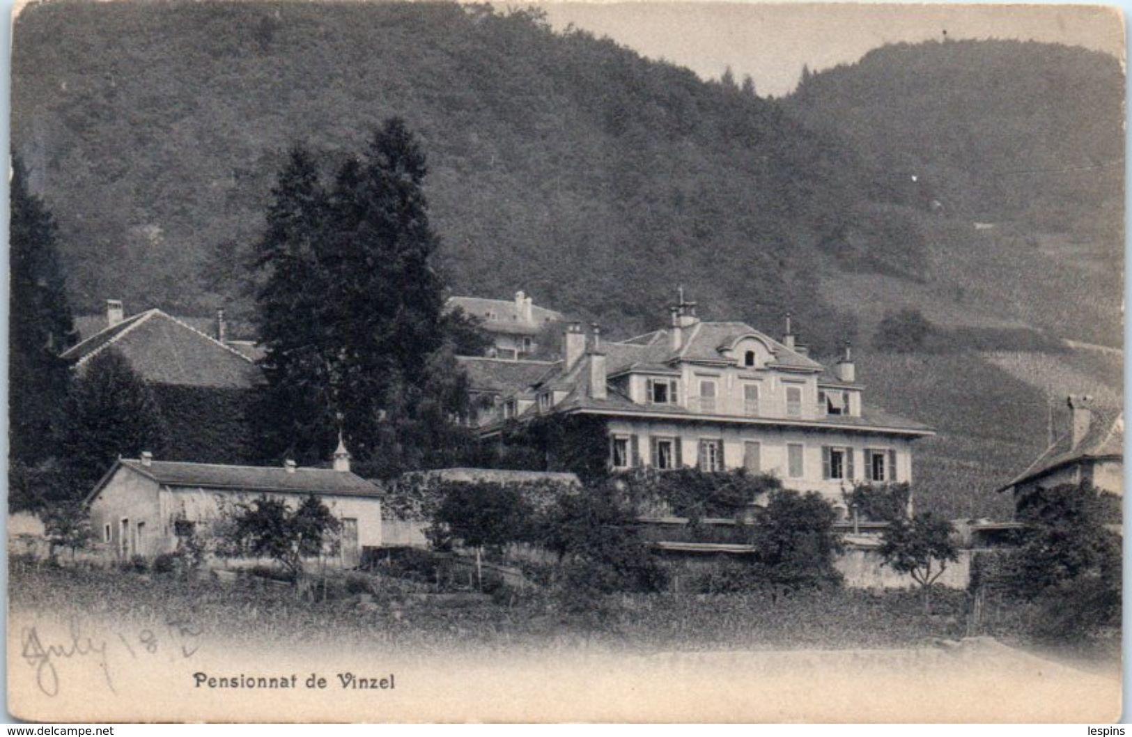 SUISSE --  Pensionnat De VINZEL - Vinzel