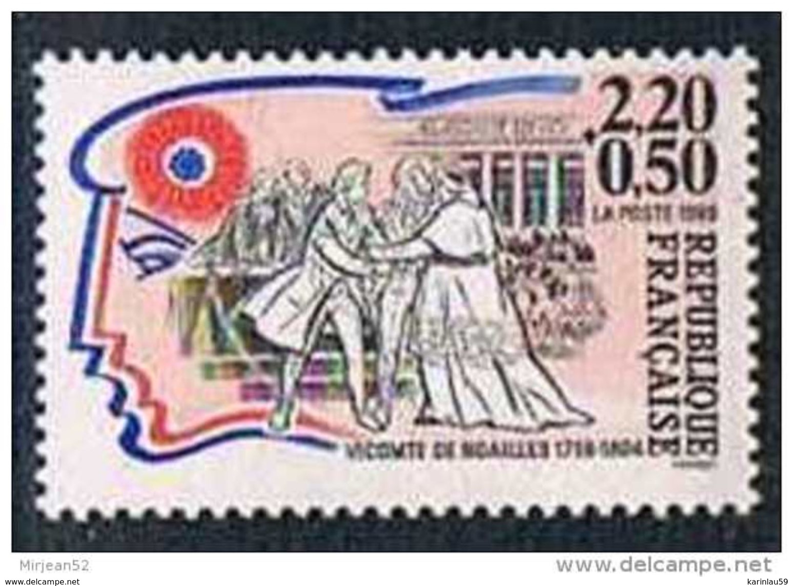 France 1989 Vicomte De Noailles N° YT 2566 Neuf - Unused Stamps
