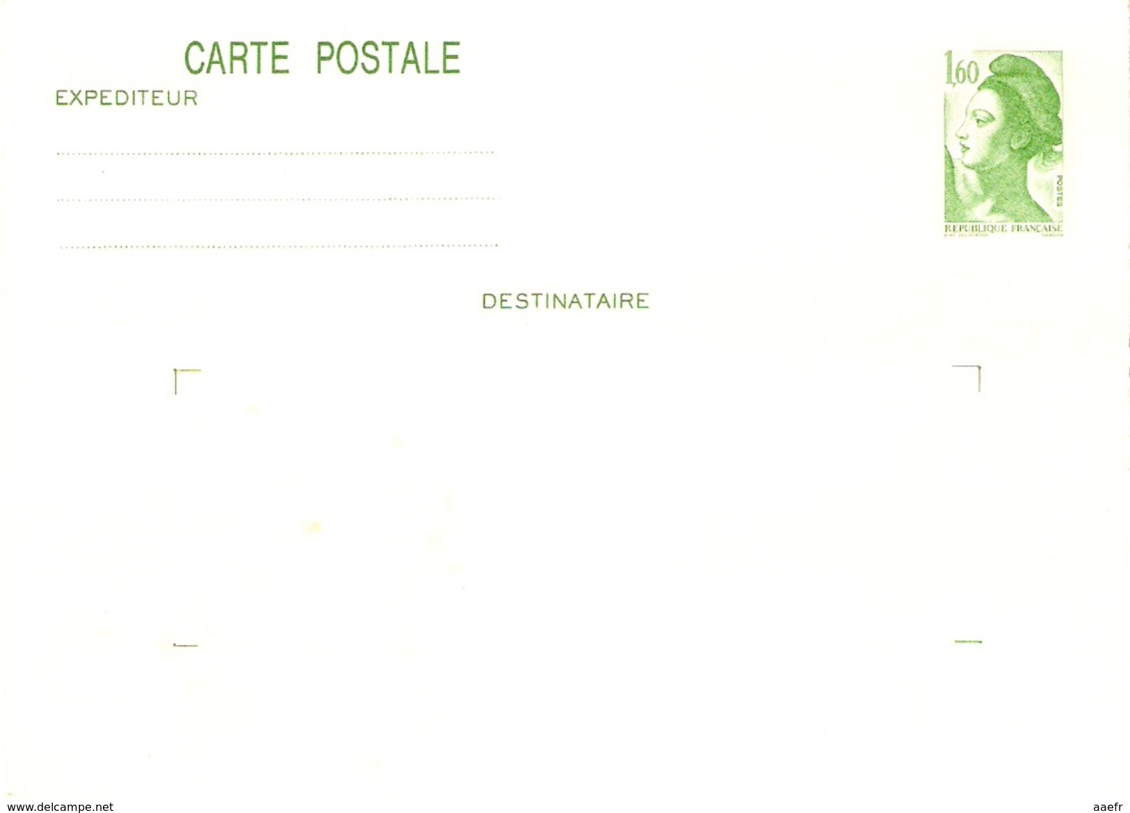 France - Entier Postal - 1982/88 - 5 X Liberté De Gandon 2219, 2318, 2375, 2424, 2484-cp1 Neuf - Cartes Postales Types Et TSC (avant 1995)