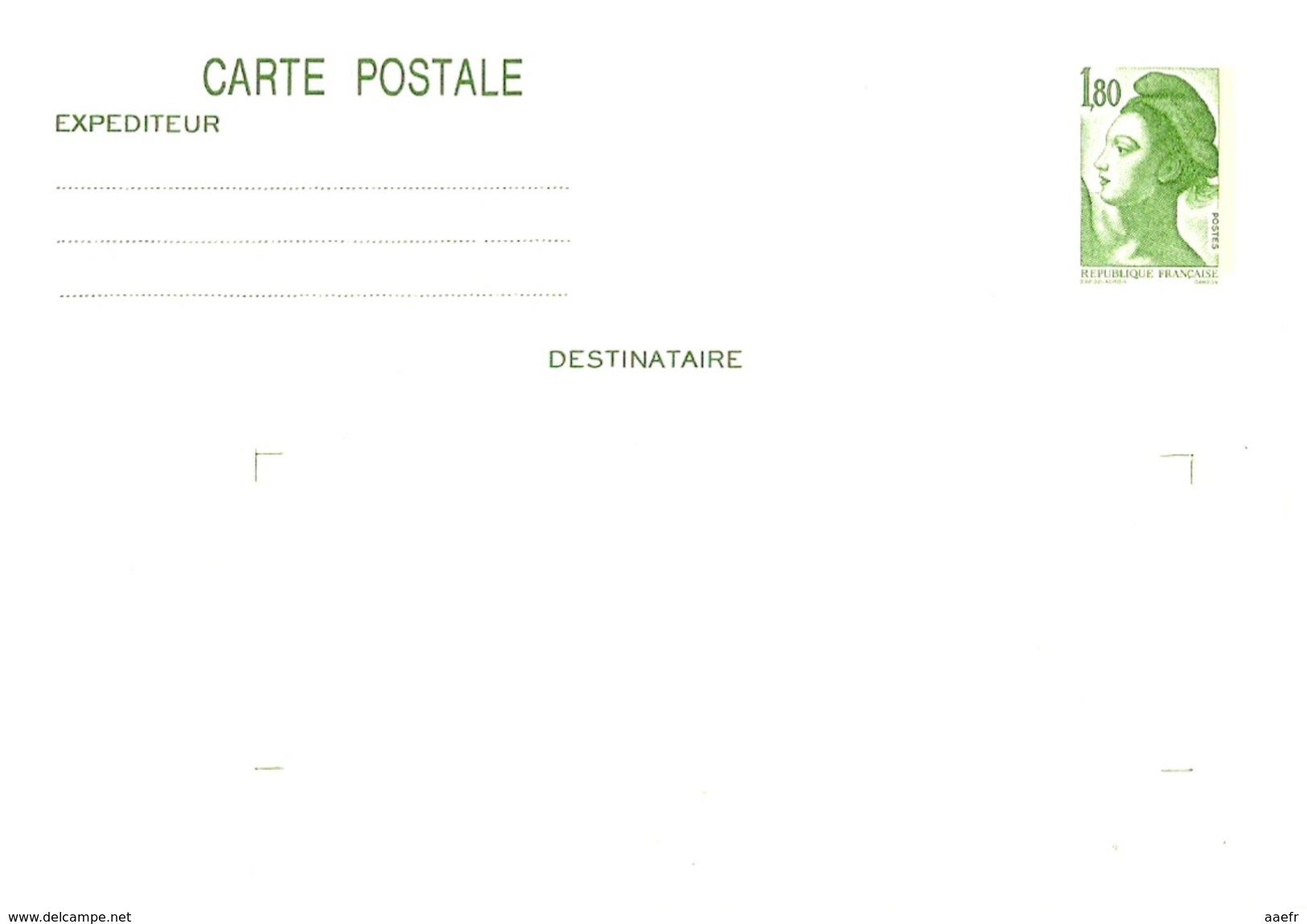 France - Entier Postal - 1982/88 - 5 X Liberté De Gandon 2219, 2318, 2375, 2424, 2484-cp1 Neuf - Cartes Postales Types Et TSC (avant 1995)