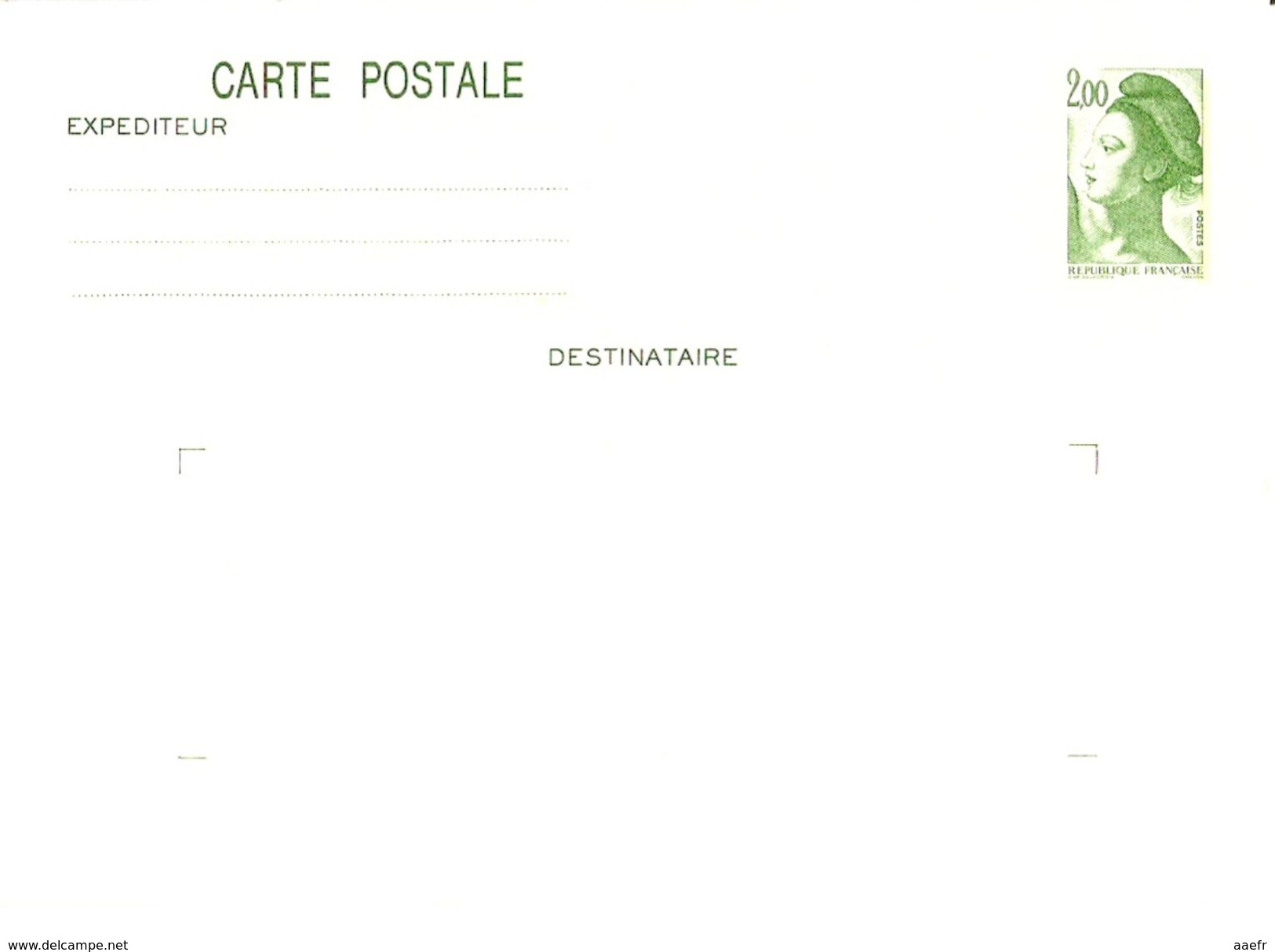 France - Entier Postal - 1982/88 - 5 X Liberté De Gandon 2219, 2318, 2375, 2424, 2484-cp1 Neuf - Cartes Postales Types Et TSC (avant 1995)