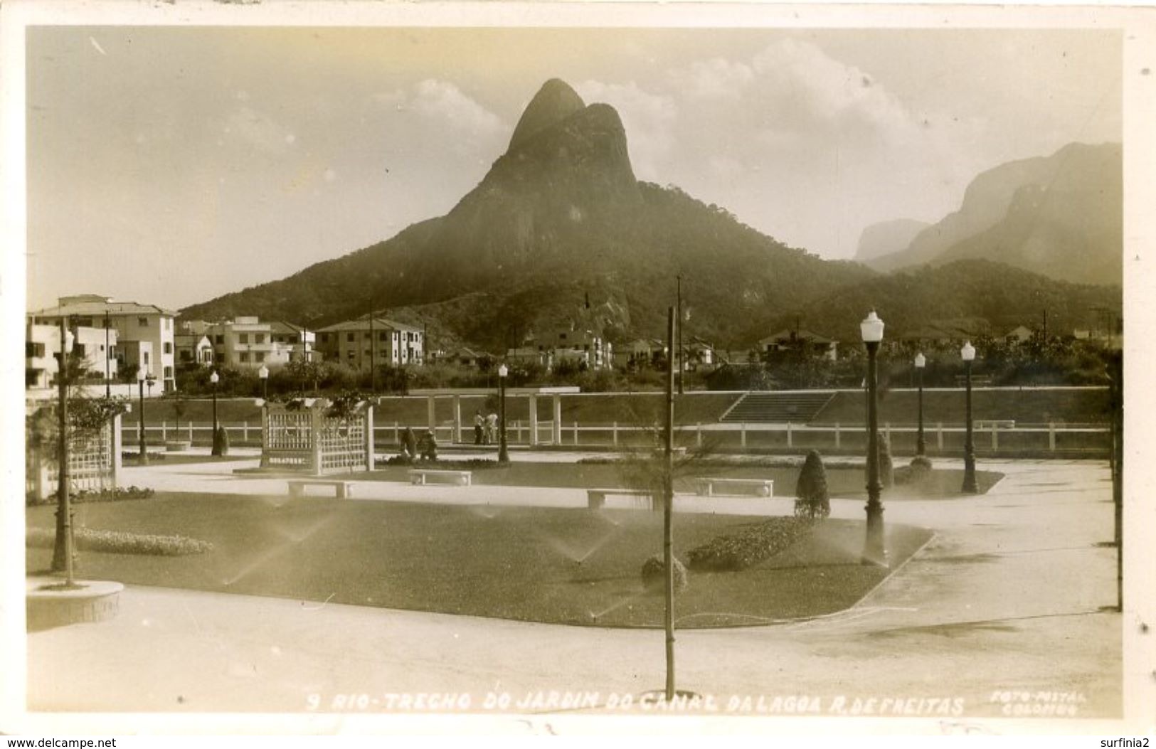 BRAZIL - RIO - TRECHO DO JARDIN DO CANAL DA LAGOA R. DEFREITAS RP - Rio De Janeiro