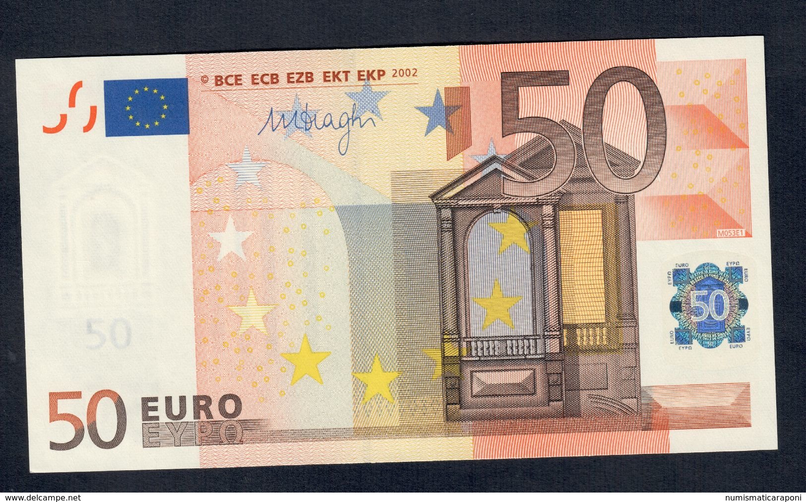 50 &euro; Spagna Draghi V M053E1.FDS  UNC DA MAZZETTA  Cod.&euro;.260 - 50 Euro